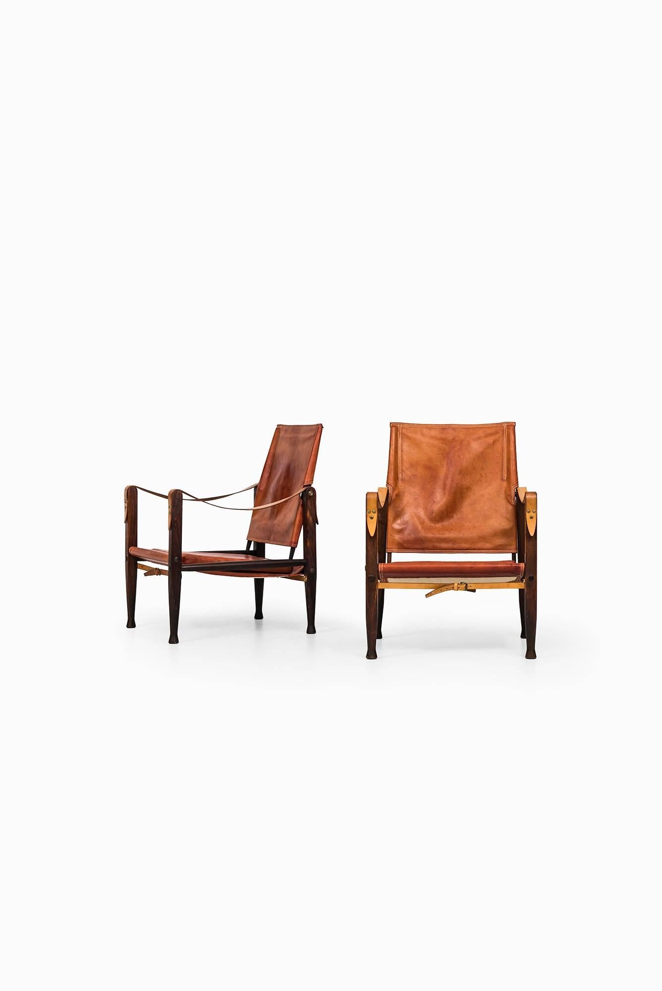 Kaare Klint Safari Chairs by Rud Rasmussen in Denmark 2