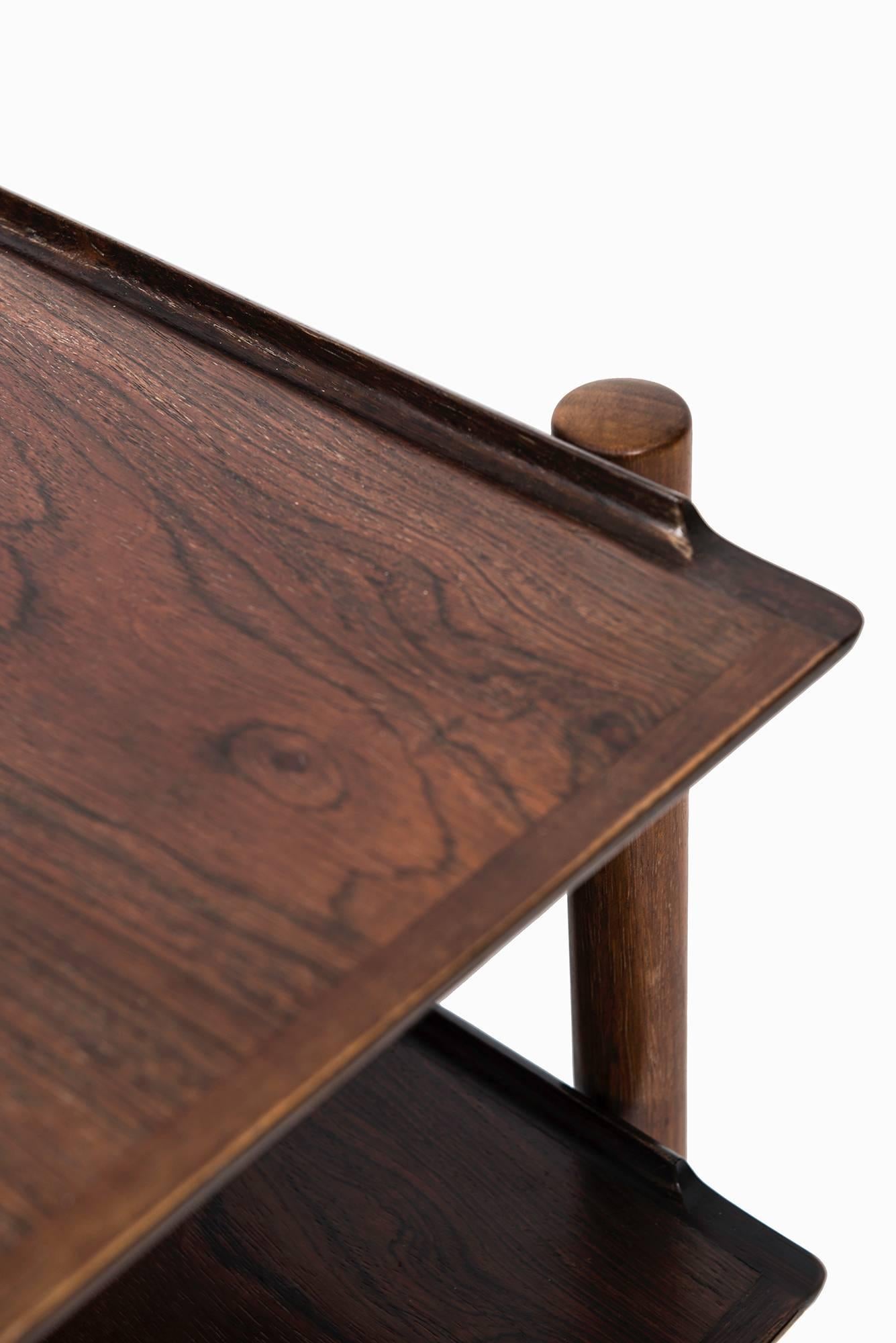 Danish Poul Hundevad Trolley in Rosewood by Poul Hundevad & Co in Denmark