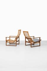 Børge Mogensen Easy Chairs Model Bm-2254 by Fredericia Stolefabrik in Denmark