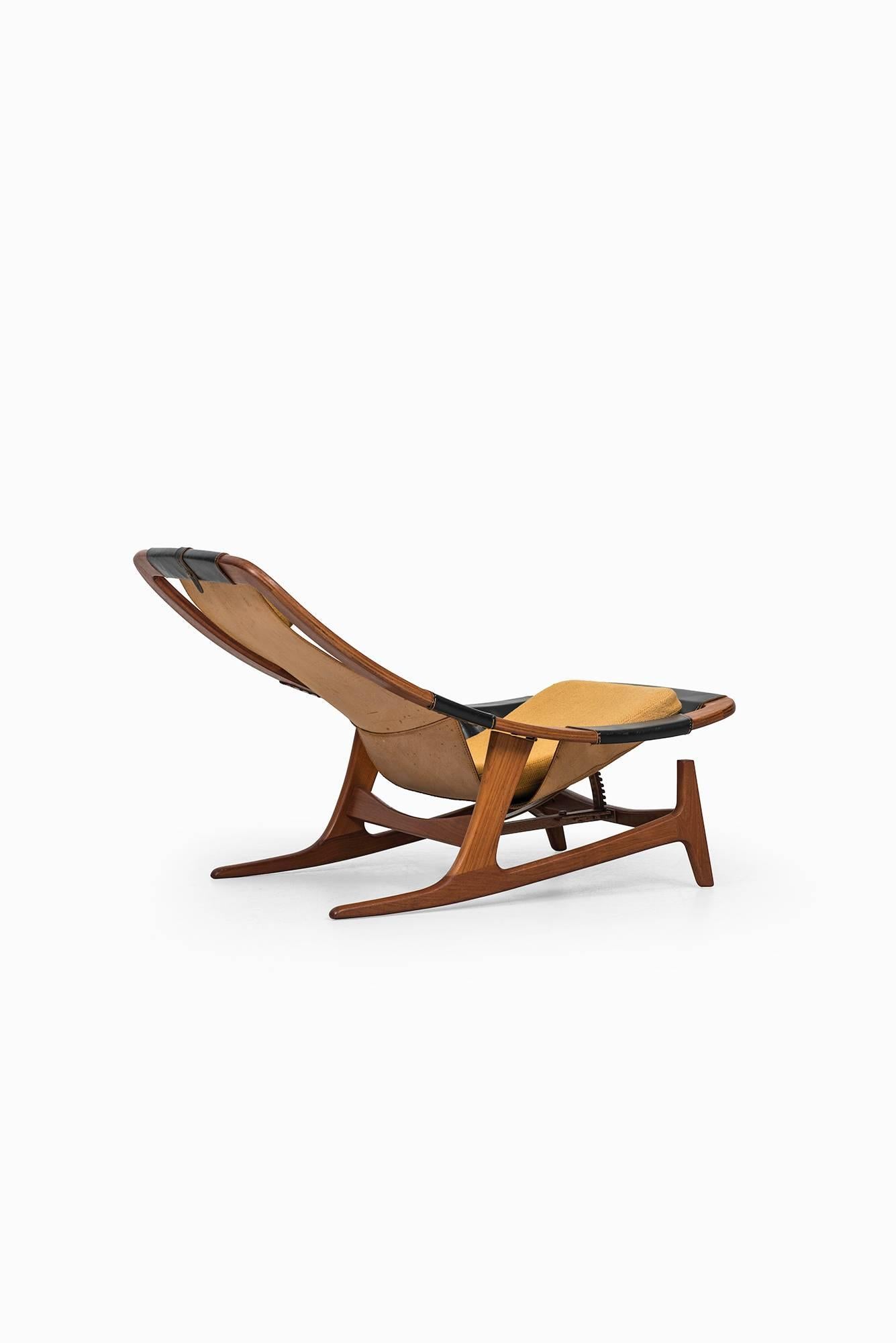 Norwegian Arne Tidemand-Ruud Lounge Chair Model Holmenkollen by Norcraft in Norway