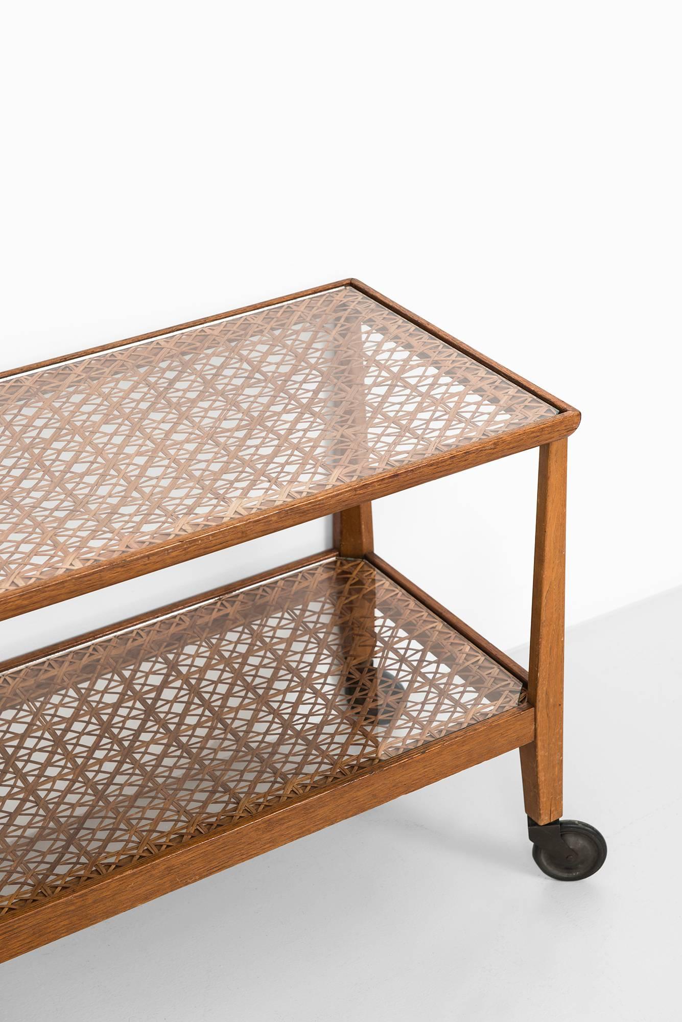 Rare trolley in the manner of Josef Frank. Probably produced in Sweden.