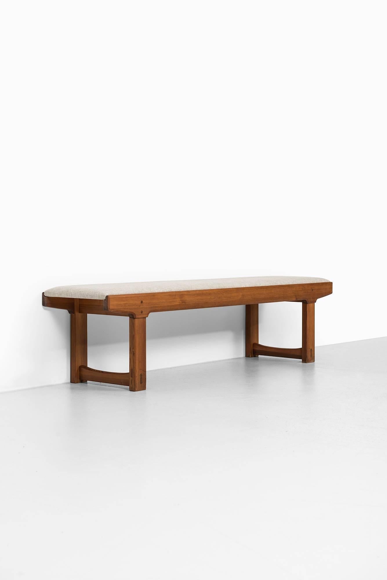 Rare bench in the manner of Carl Malmsten. Produced in Sweden.