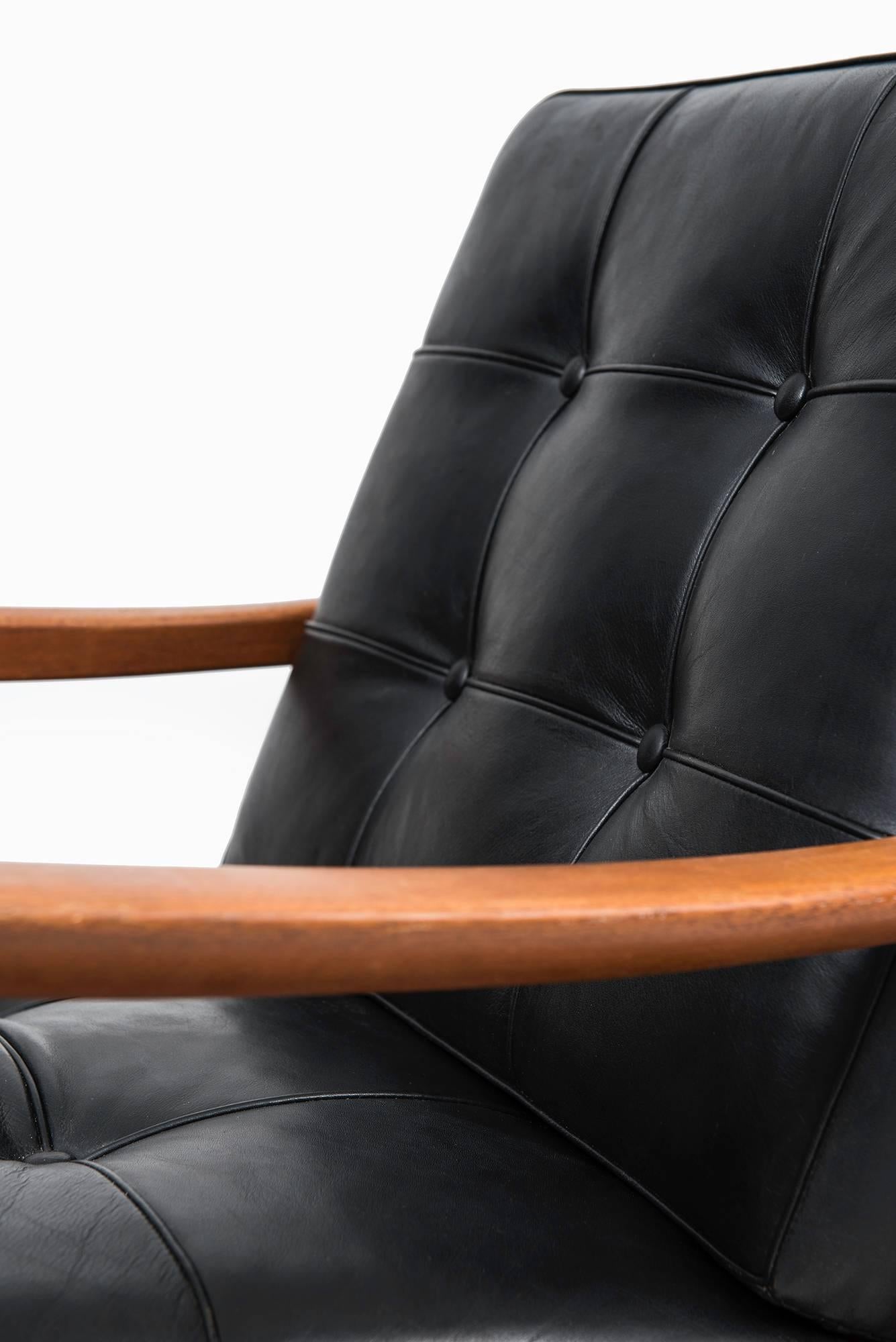 Leather Ole Wanscher Easy Chairs Model 116 / Senator by France & Son in Denmark