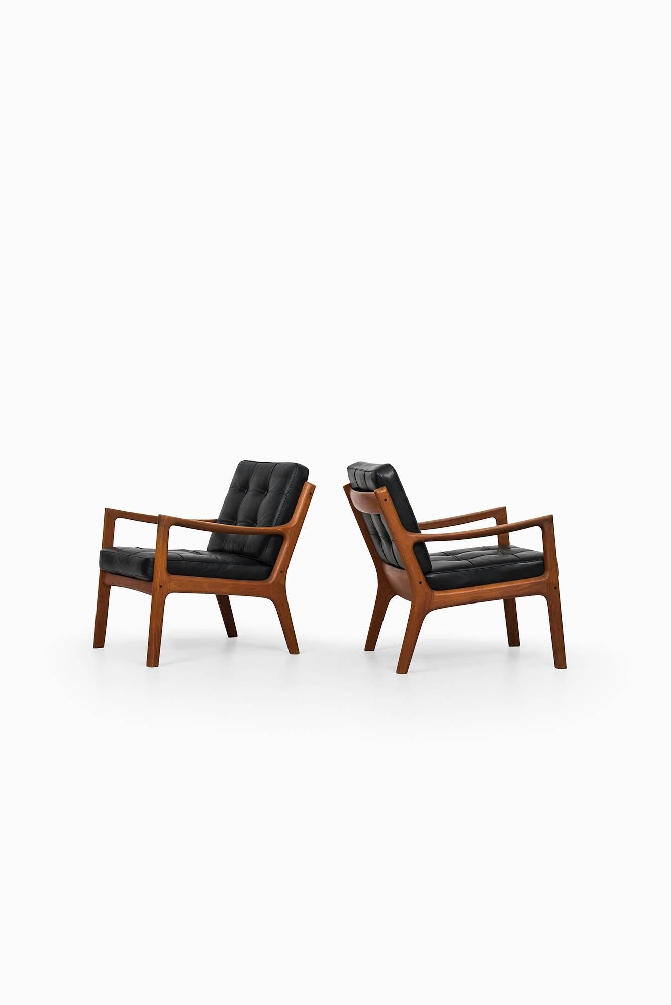 Mid-20th Century Ole Wanscher Easy Chairs Model 116 / Senator by France & Son in Denmark