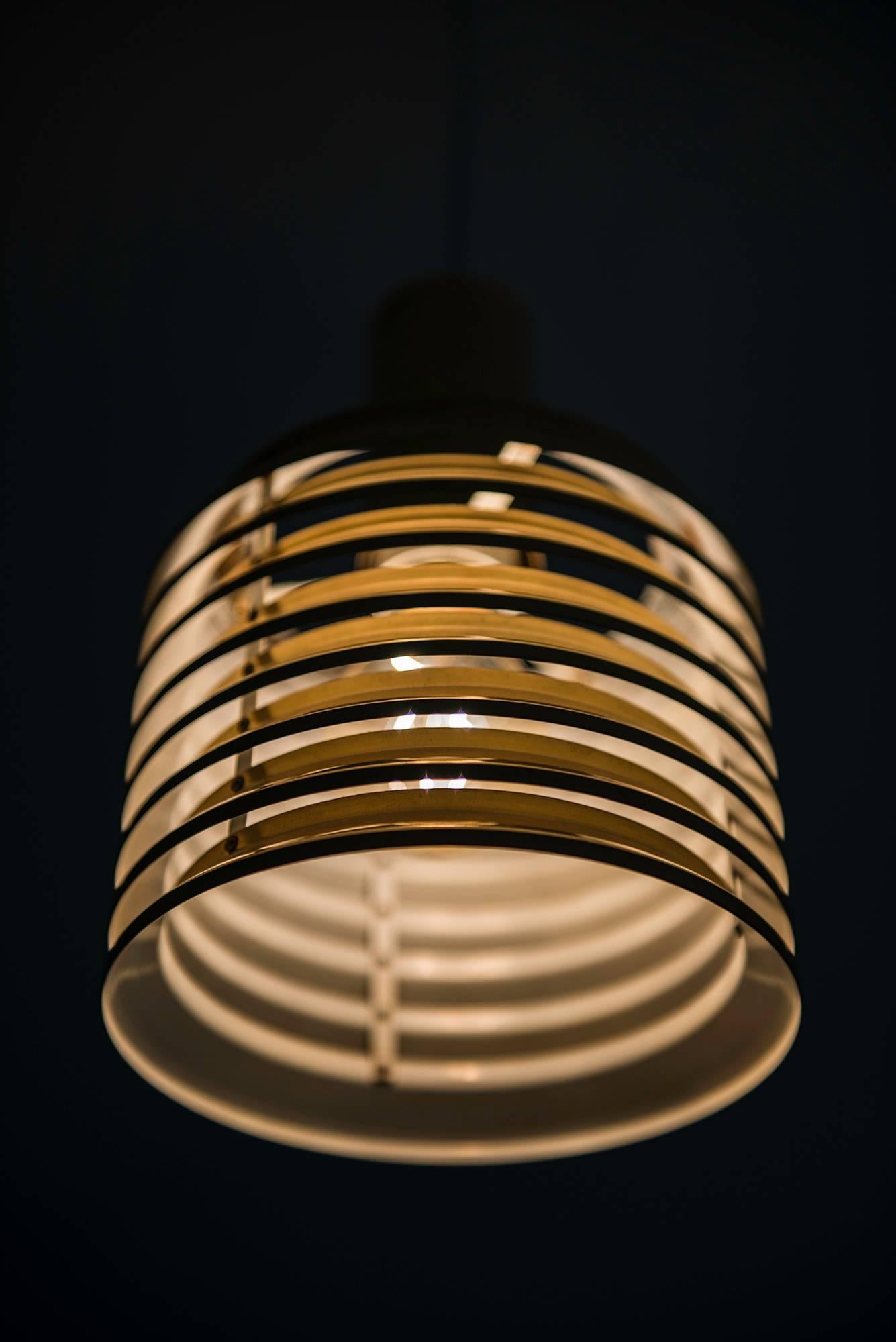 Scandinavian Modern Hans-Agne Jakobsson Ceiling Lamps Model T-642 in Brass