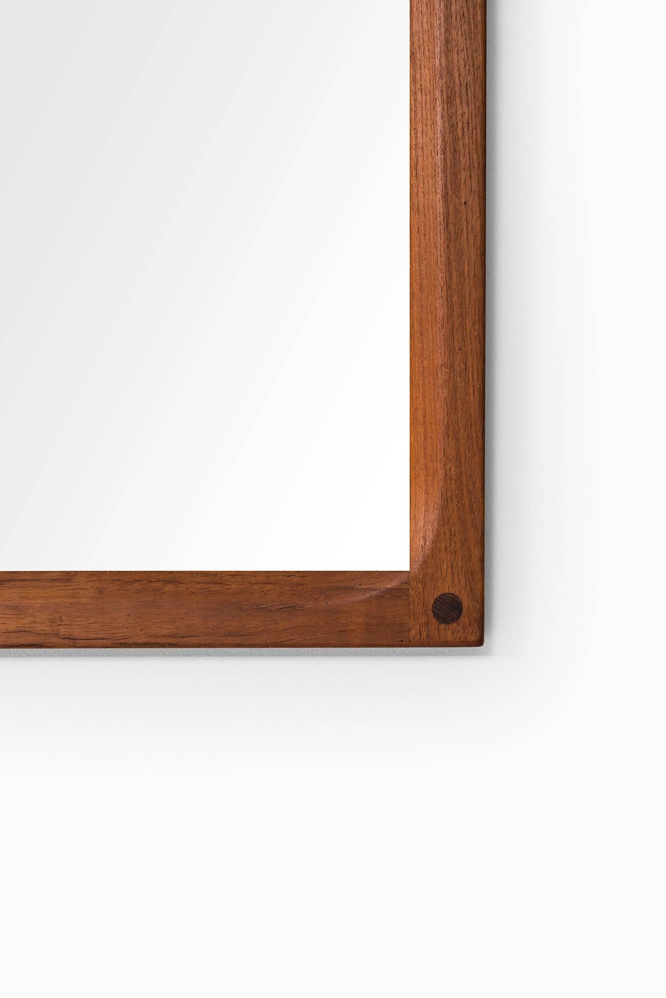 Danish Aksel Kjersgaard Mirror in Teak by Odder in Denmark For Sale