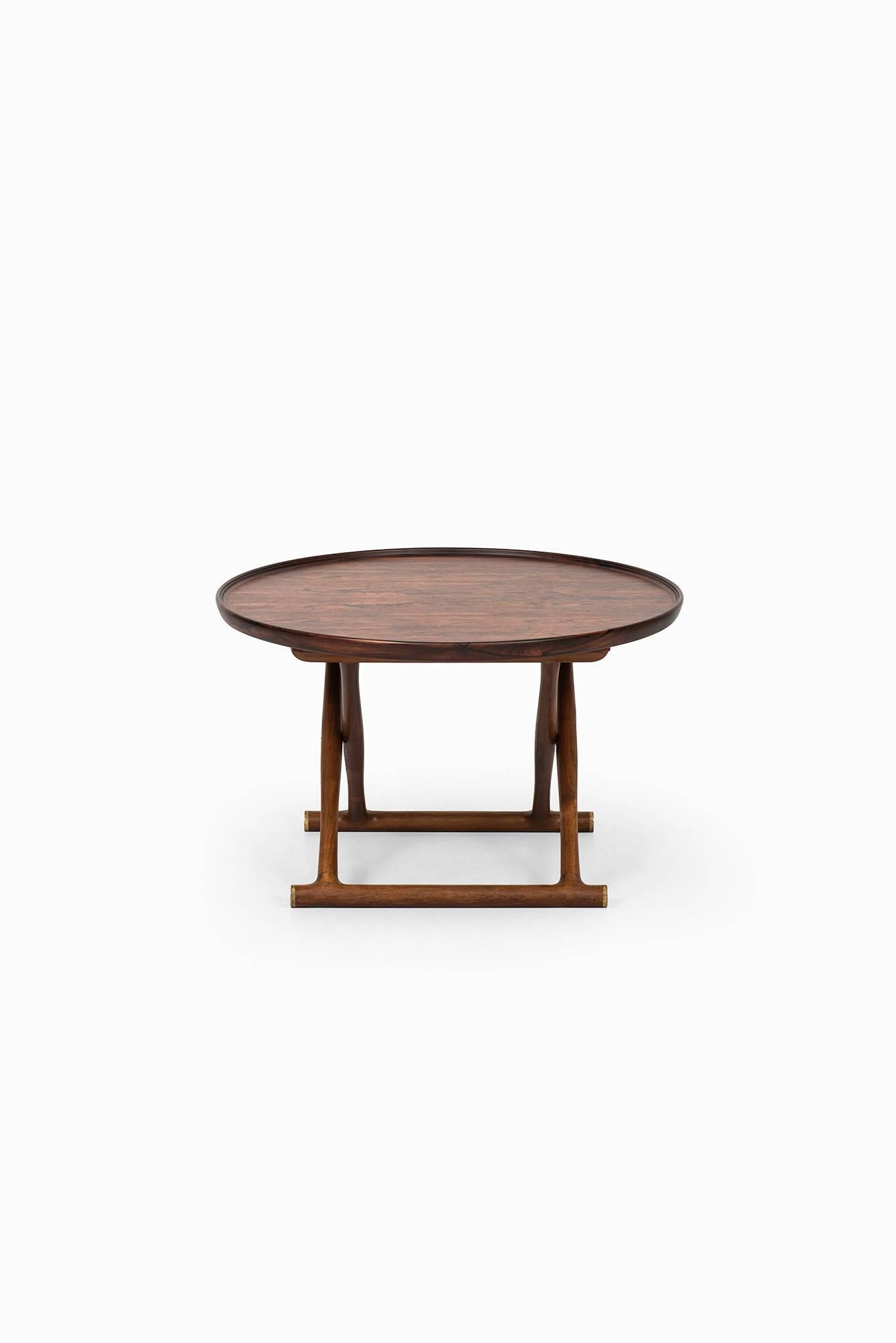 Mid-20th Century Mogens Lassen Coffee Table 'Egyptian Table' by A.J. Iversen in Denmark