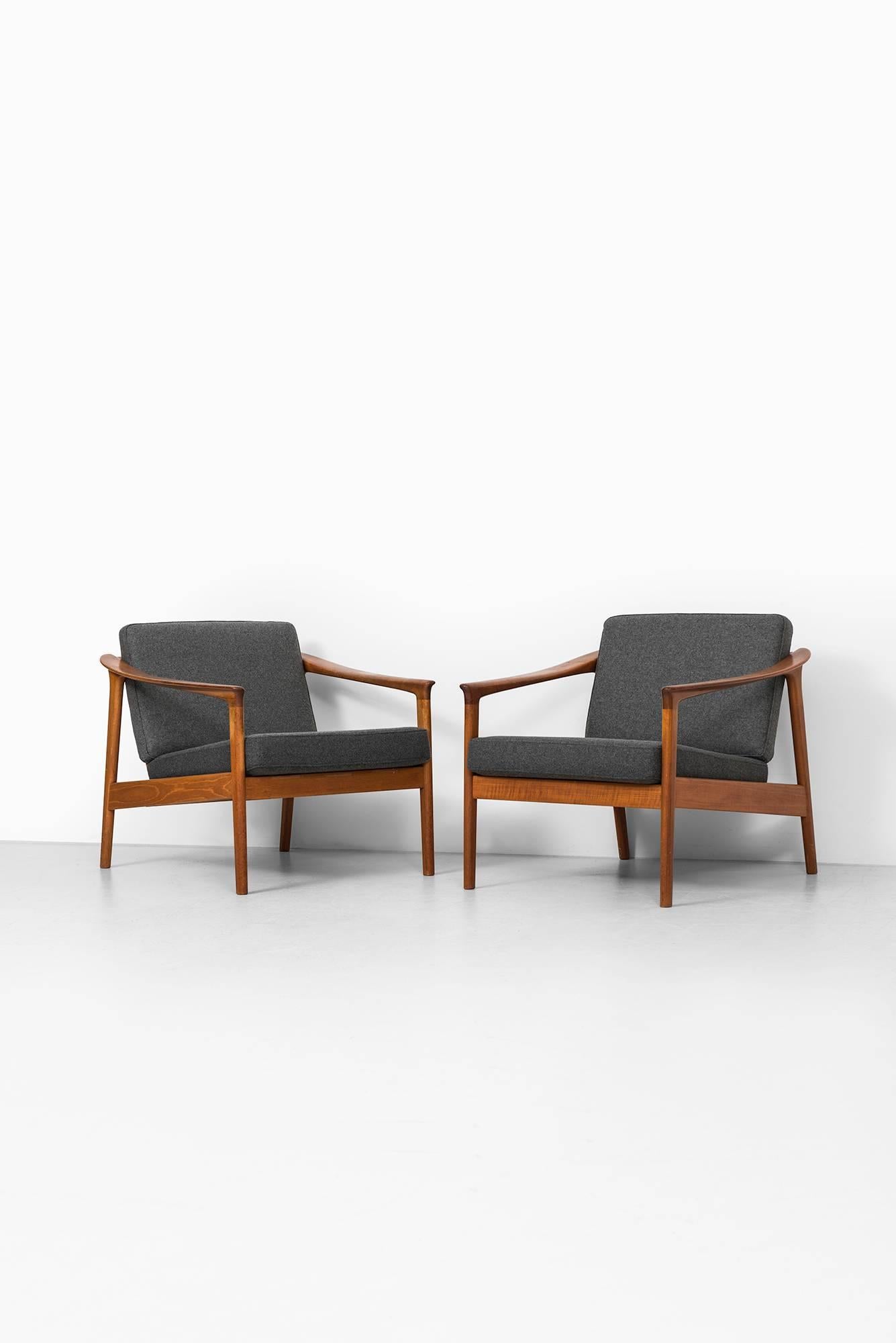 Pair of easy chairs model Colorado designed by Folke Ohlsson. Produced by Bodafors in Sweden. Matching sofa is also available. 