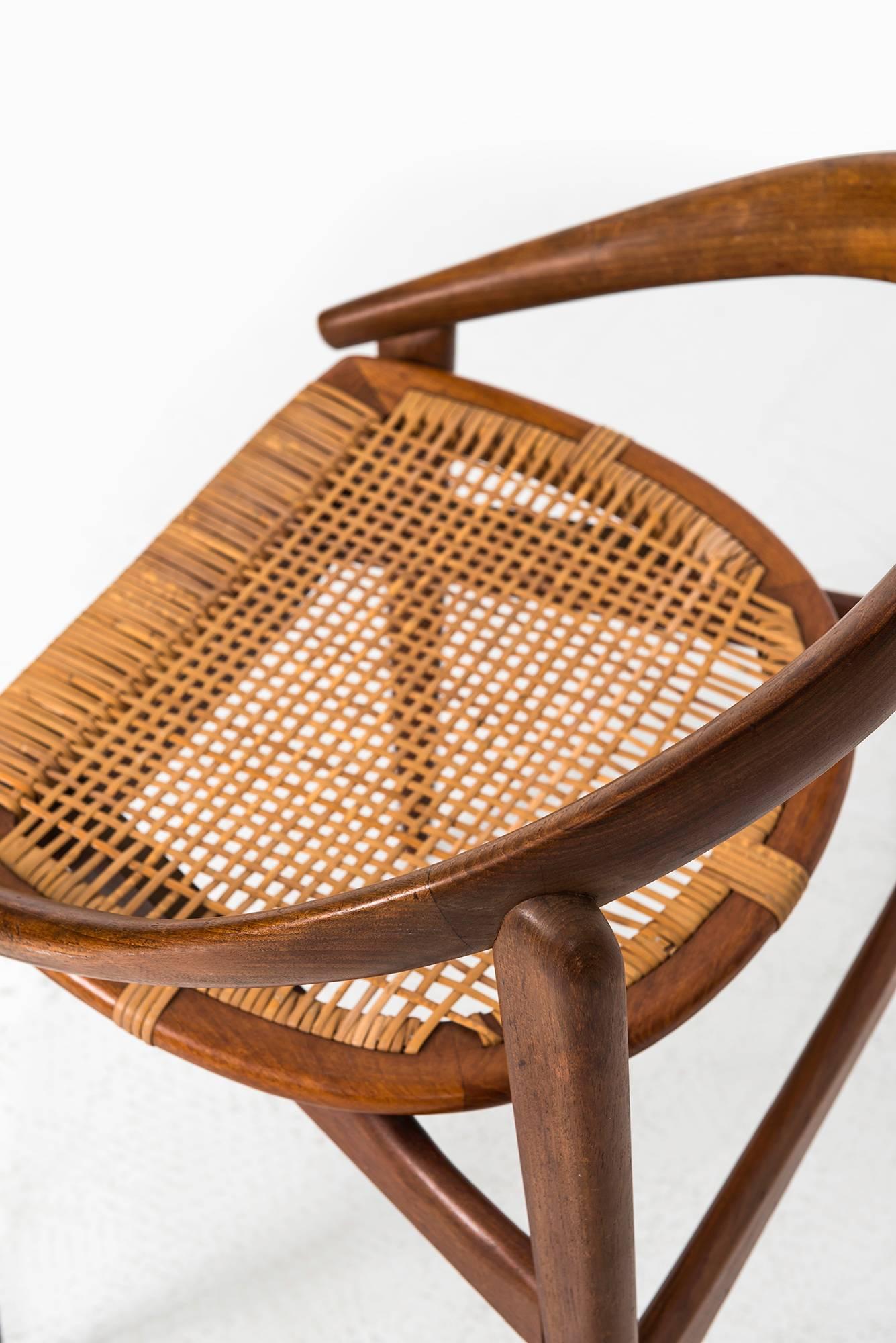 Mid-20th Century H. Brockmann-Petersen Armchair by Louis G. Thiersen in Denmark
