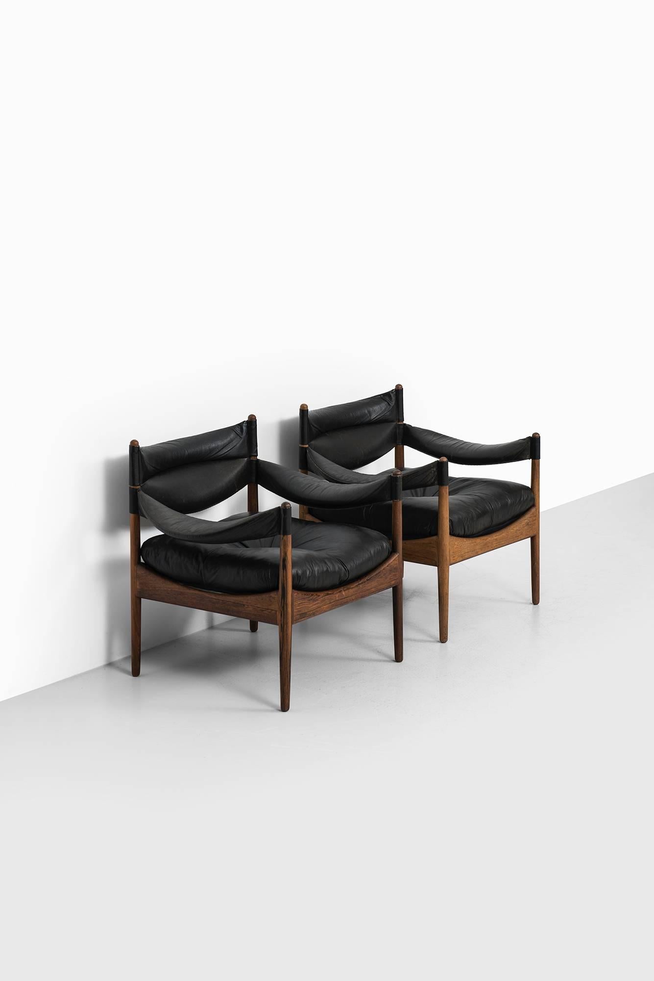 Kristian Solmer Vedel Easy Chairs Model Modus by Søren Willadsen in Denmark 1