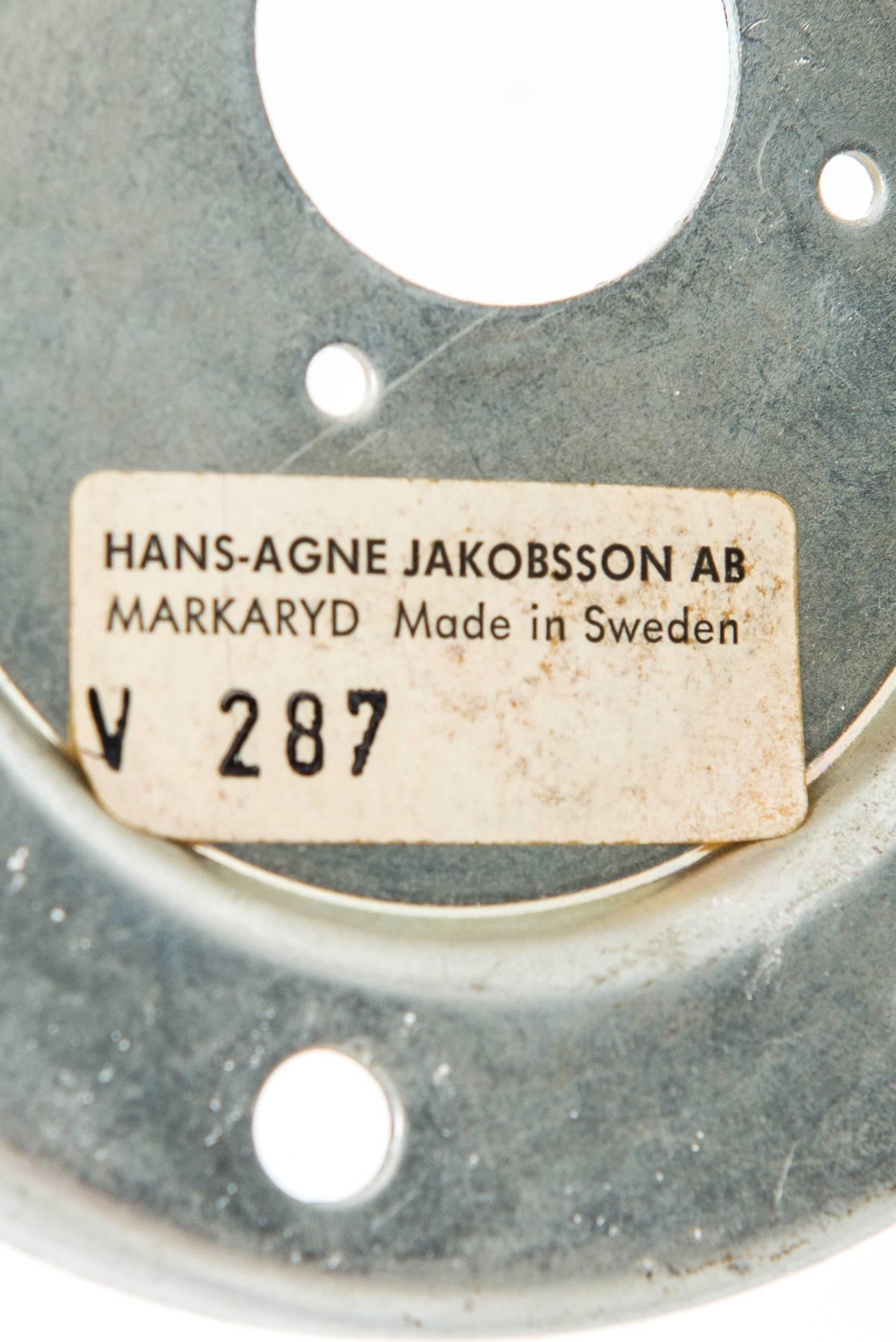 Brass Hans-Agne Jakobsson Wall Lamp Model V-287
