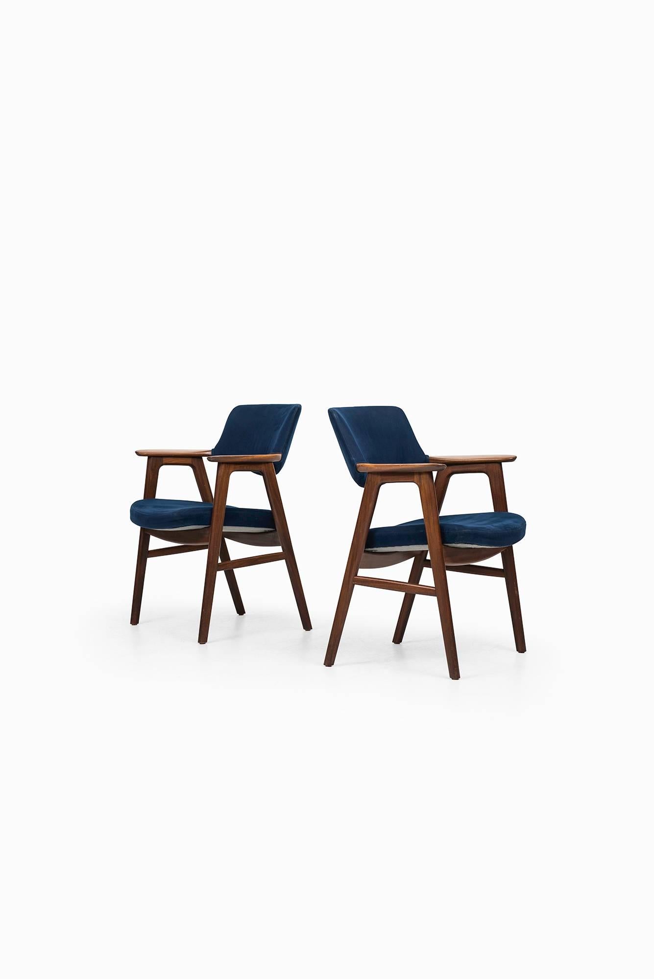 Erik Kirkegaard Armchairs by Høng Stolefabrik in Denmark 1