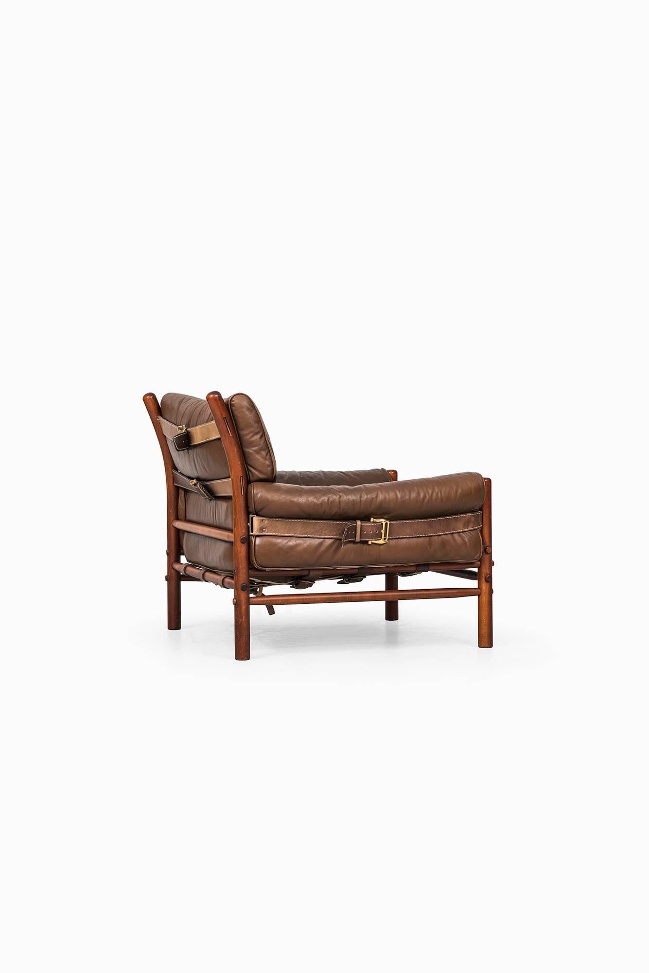 Mid-20th Century Arne Norell Easy Chair Model Kontiki by Arne Norell Ab in Sweden