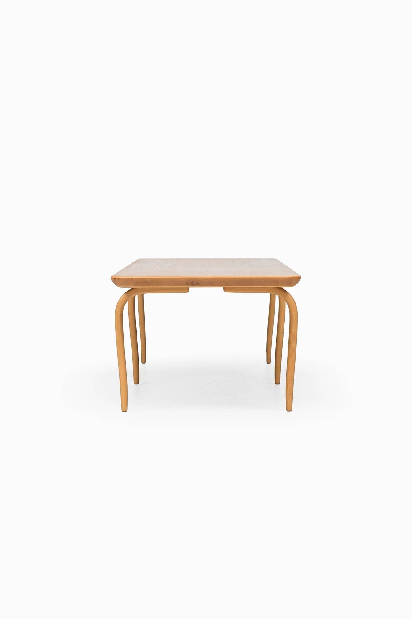 Scandinavian Modern Bruno Mathsson Low Bench or Side Table by Karl Mathsson in Sweden