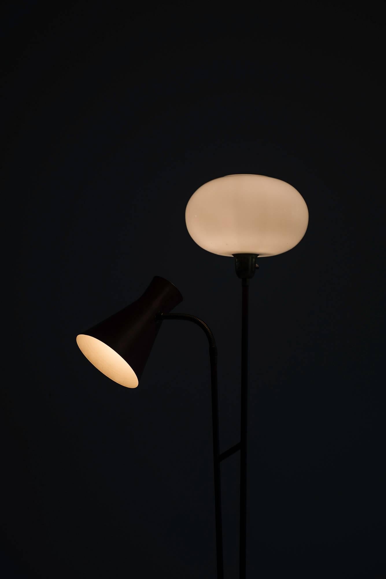 Scandinavian Modern Floor Lamp in the Manner of Hans Bergström Produced in Sweden