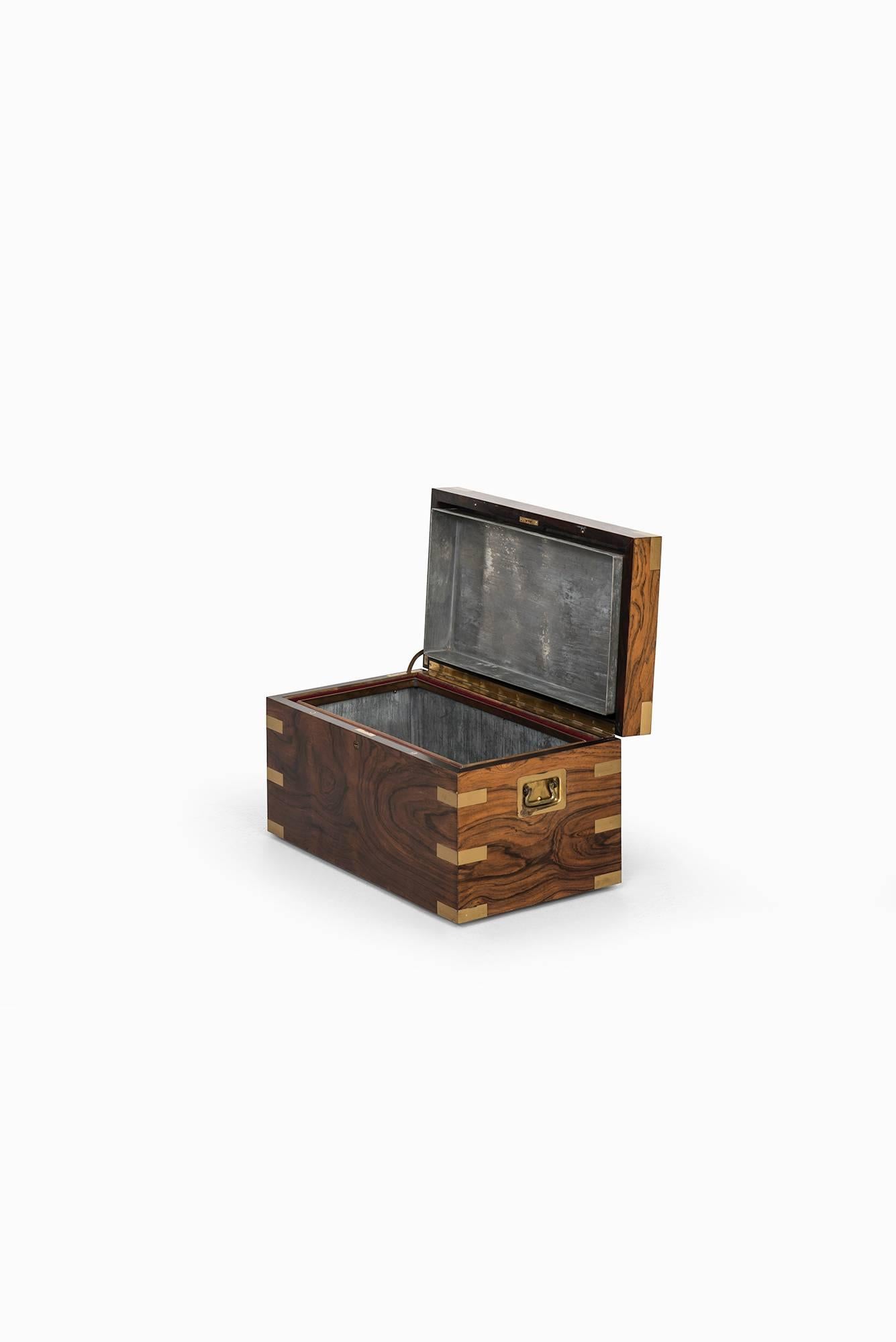 Rare big humidor or storage box. Produced in Denmark. In the manner of Ludvig Pontoppidan.