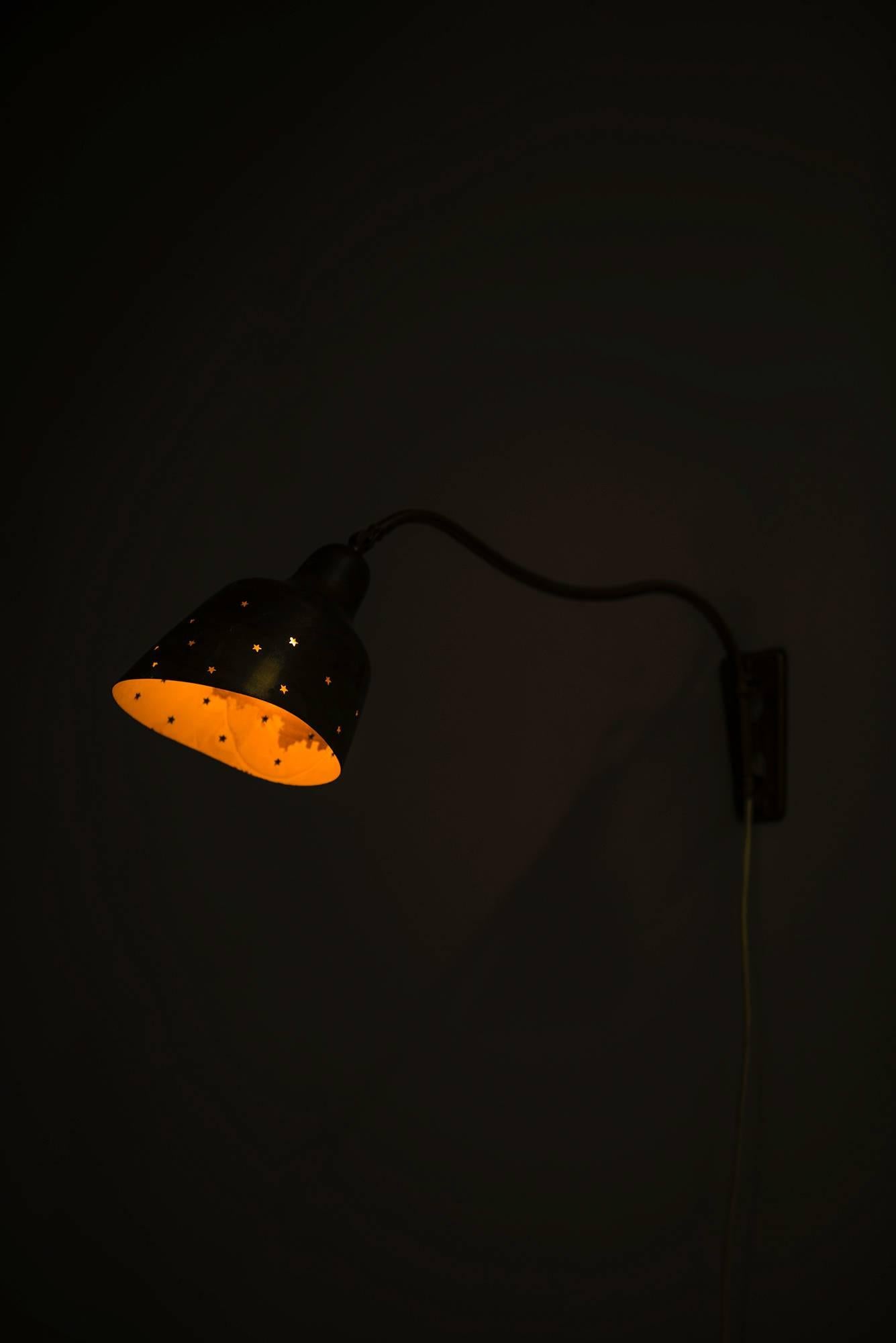 Mid-20th Century Wall Lamp in the Manner of Vilhelm Lauritzen and Produced in Denmark
