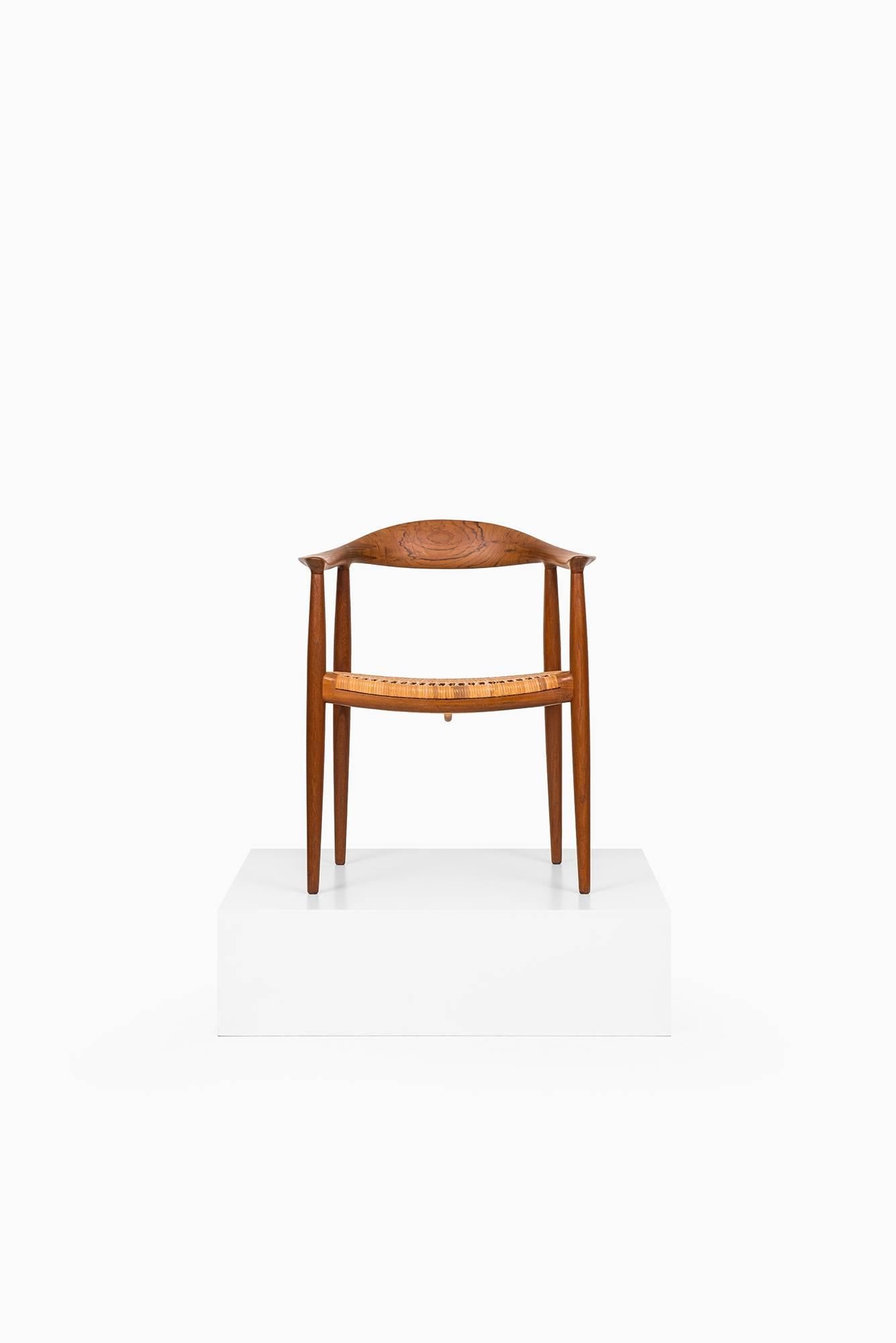 Rare armchair model JH-501 / The chair designed by Hans Wegner. Produced by Johannes Hansen in Denmark.