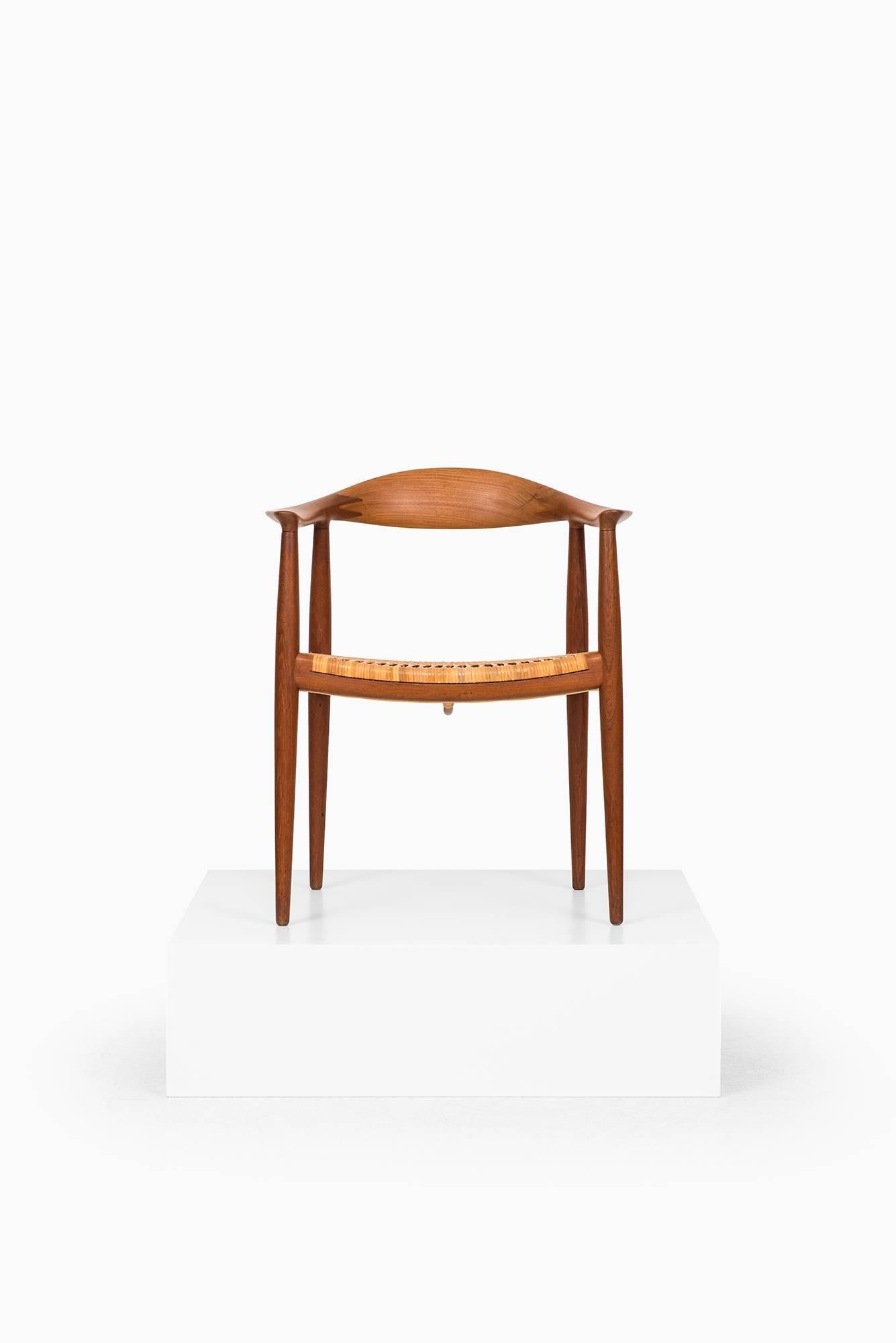 Rare armchair model JH-501, the chair designed by Hans Wegner. Produced by Johannes Hansen in Denmark.