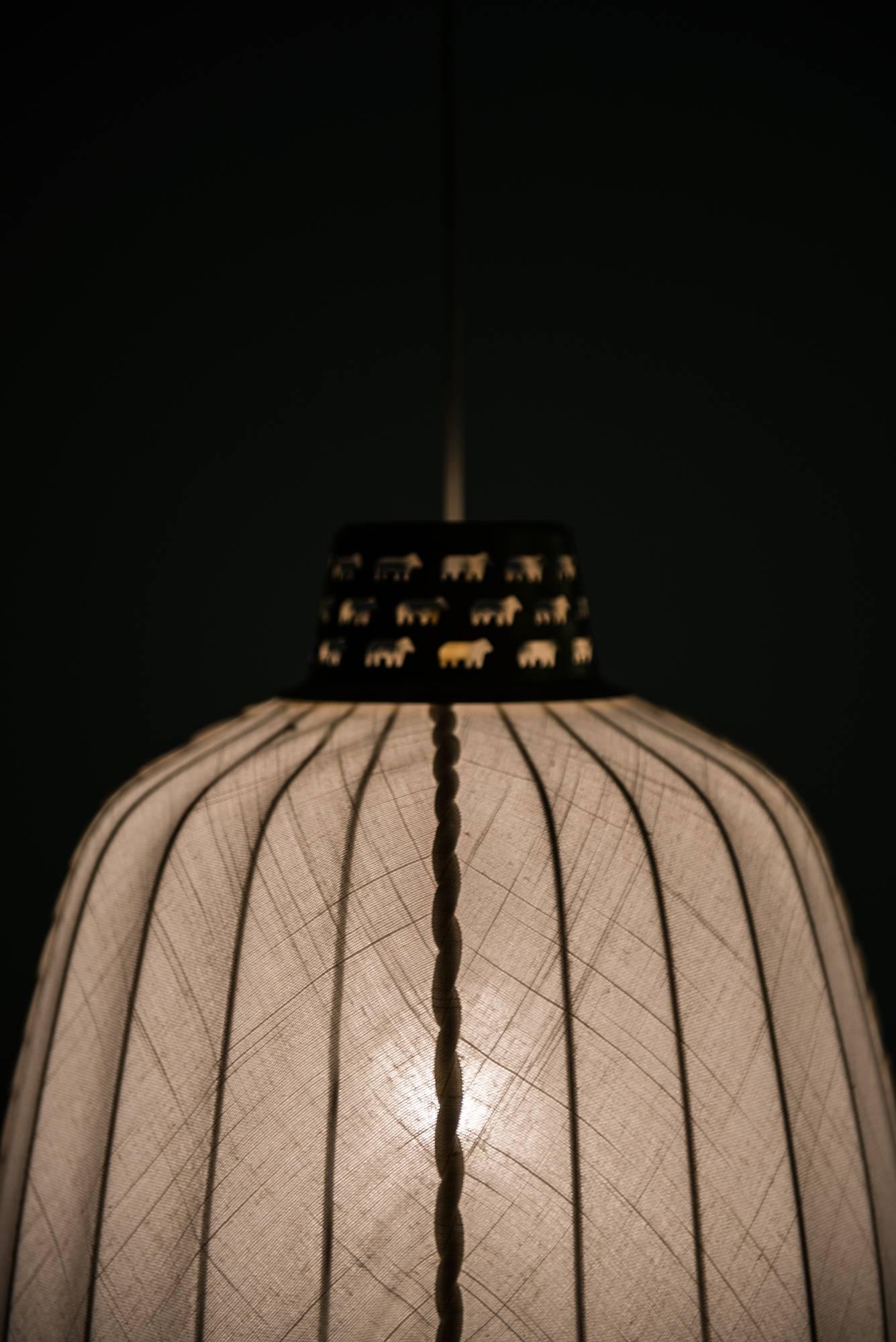 Hans Bergström Ceiling Lamp by Ateljé Lyktan in Åhus, Sweden 1