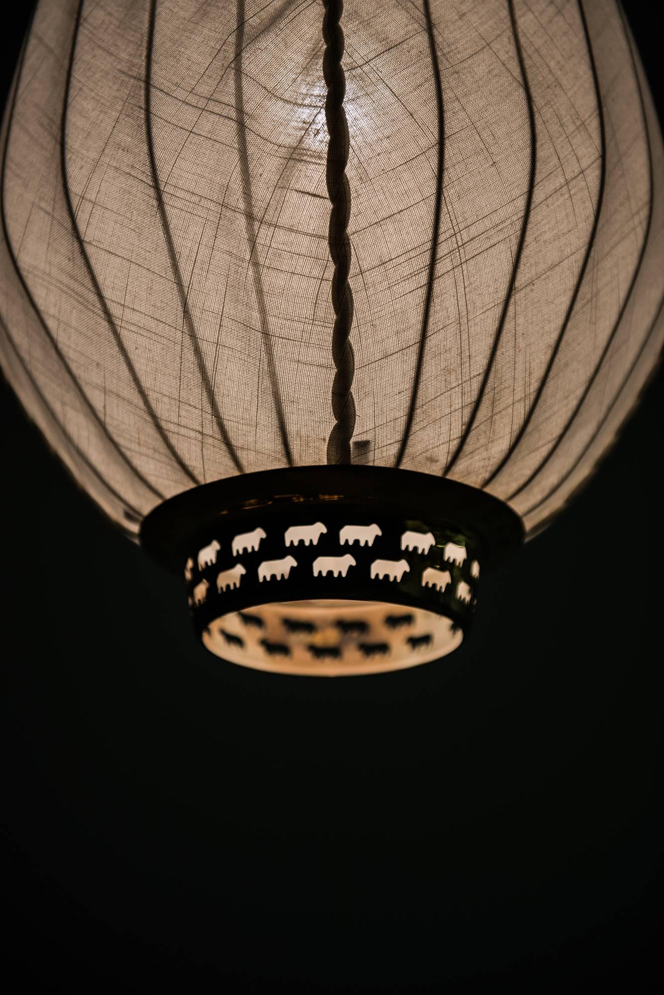 Hans Bergström Ceiling Lamp by Ateljé Lyktan in Åhus, Sweden 2