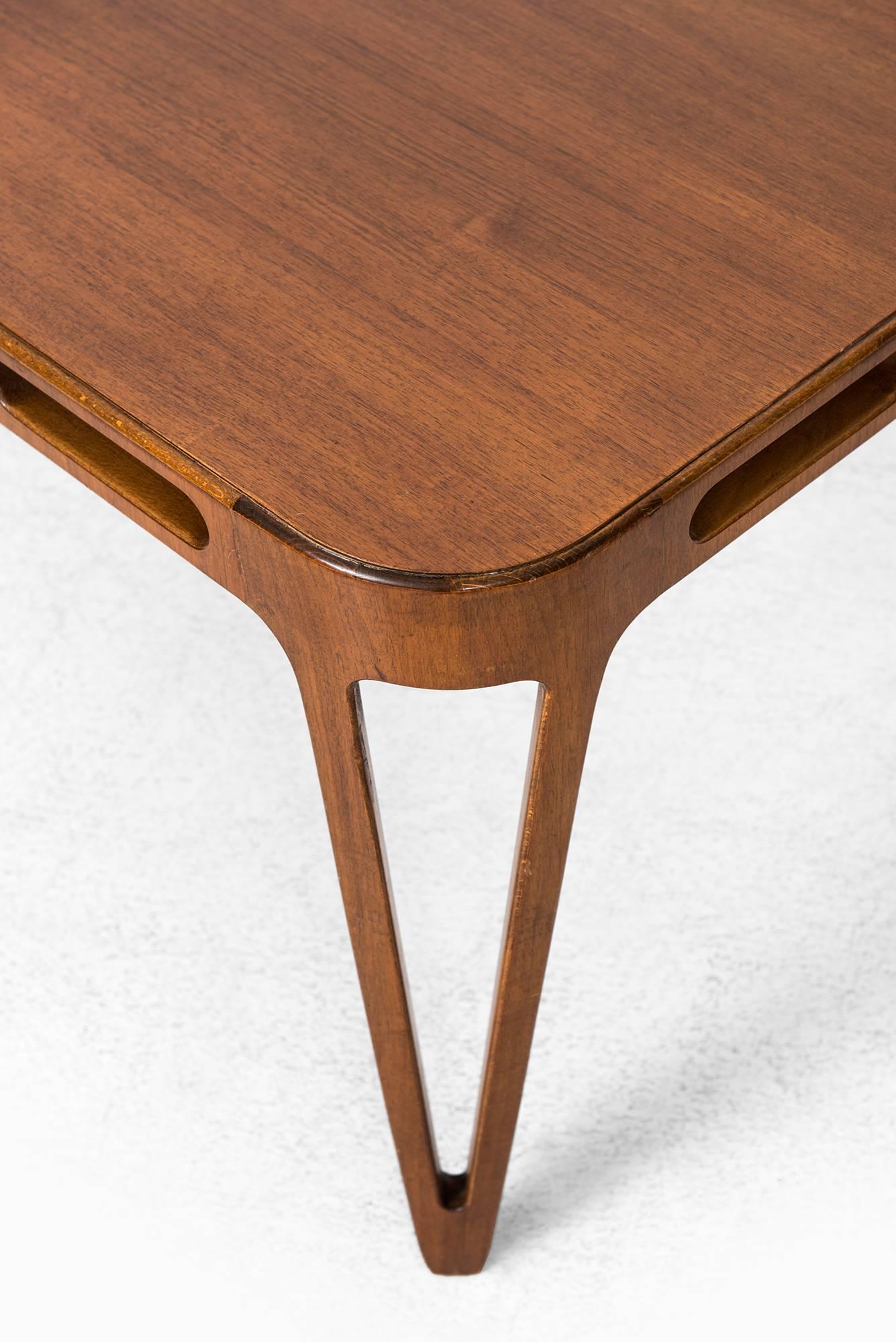 Scandinavian Modern Coffee or Side Table Attributed to Carl-Axel Acking Produced by Bodafors