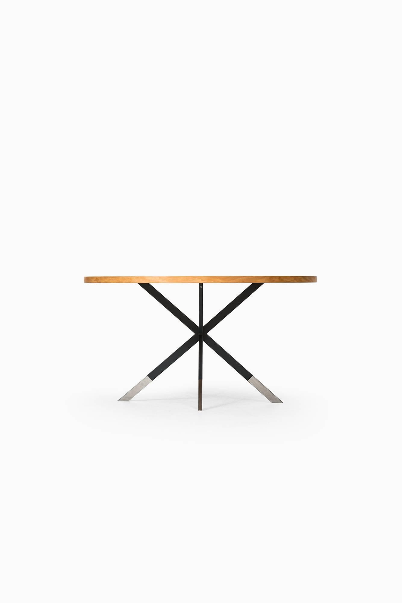 Coffee / conversation table in ash. Produced in Finland.