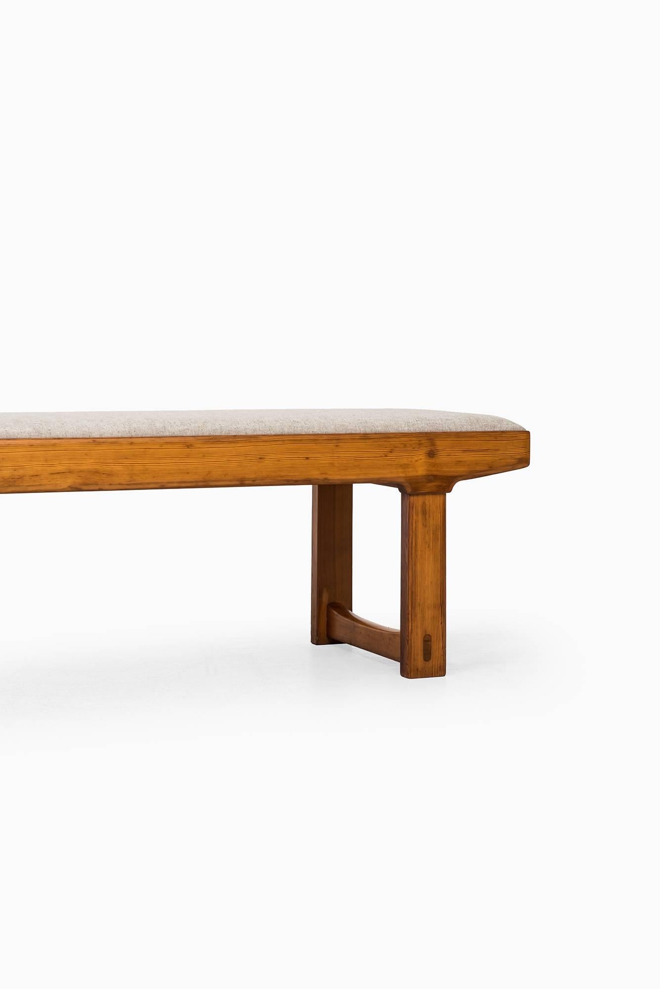 Rare bench in the manner of Carl Malmsten. Produced in Sweden.