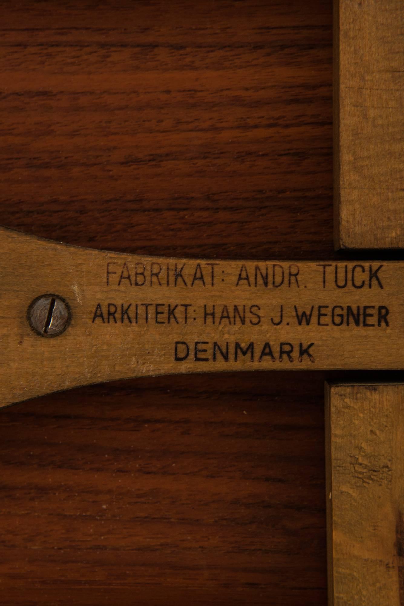 Mid-20th Century Hans Wegner Dining Table Model AT-309 by Andreas Tuck in Denmark