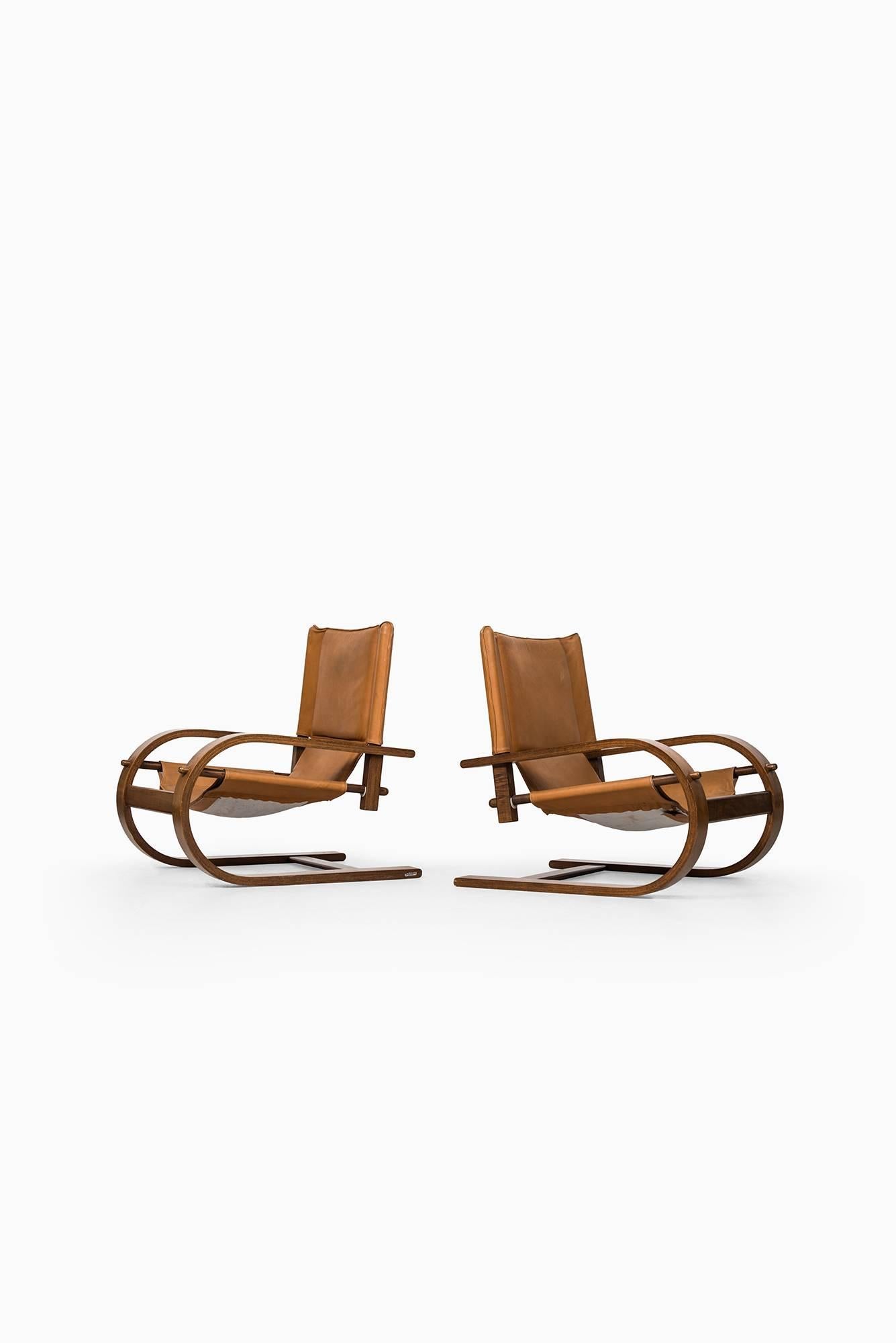 Italian Gionathan de Pas & Donato D’Urbino & Paolo Lomazzi Easy Chairs by Poltronova