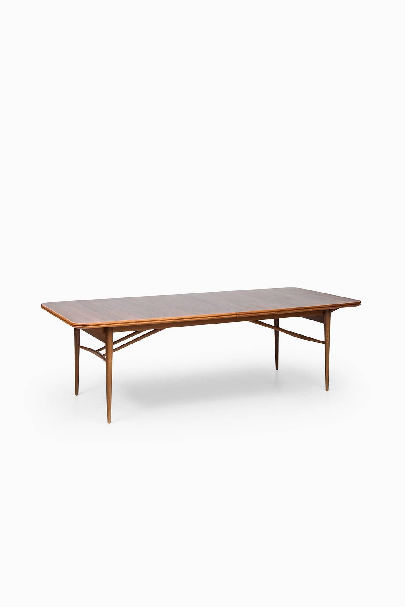 Very rare and large dining table/conference table. Produced in Denmark.