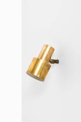 Set of Five Wall Lamps in Brass