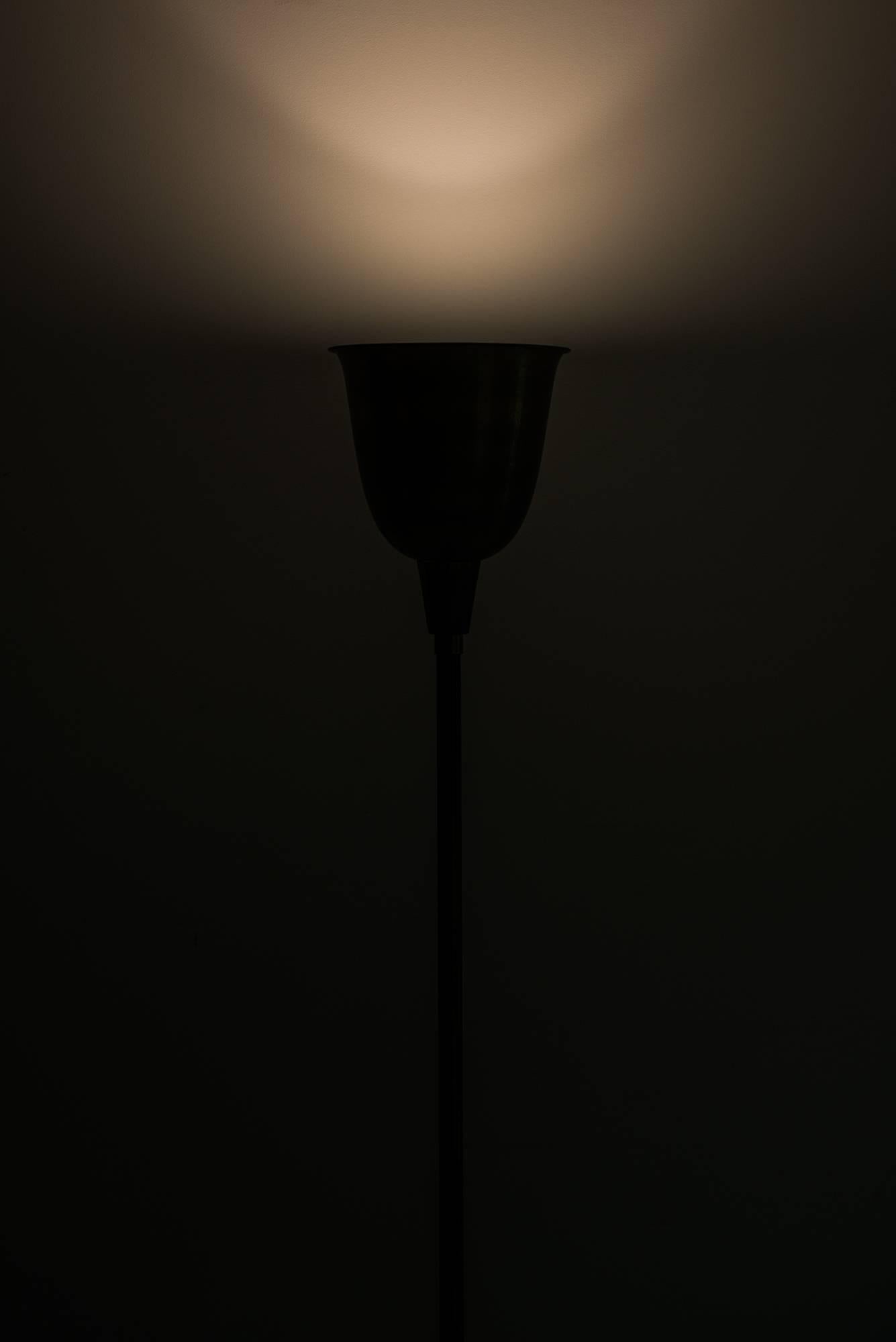 Danish Floor Lamp or Uplight in Brass Produced in Denmark