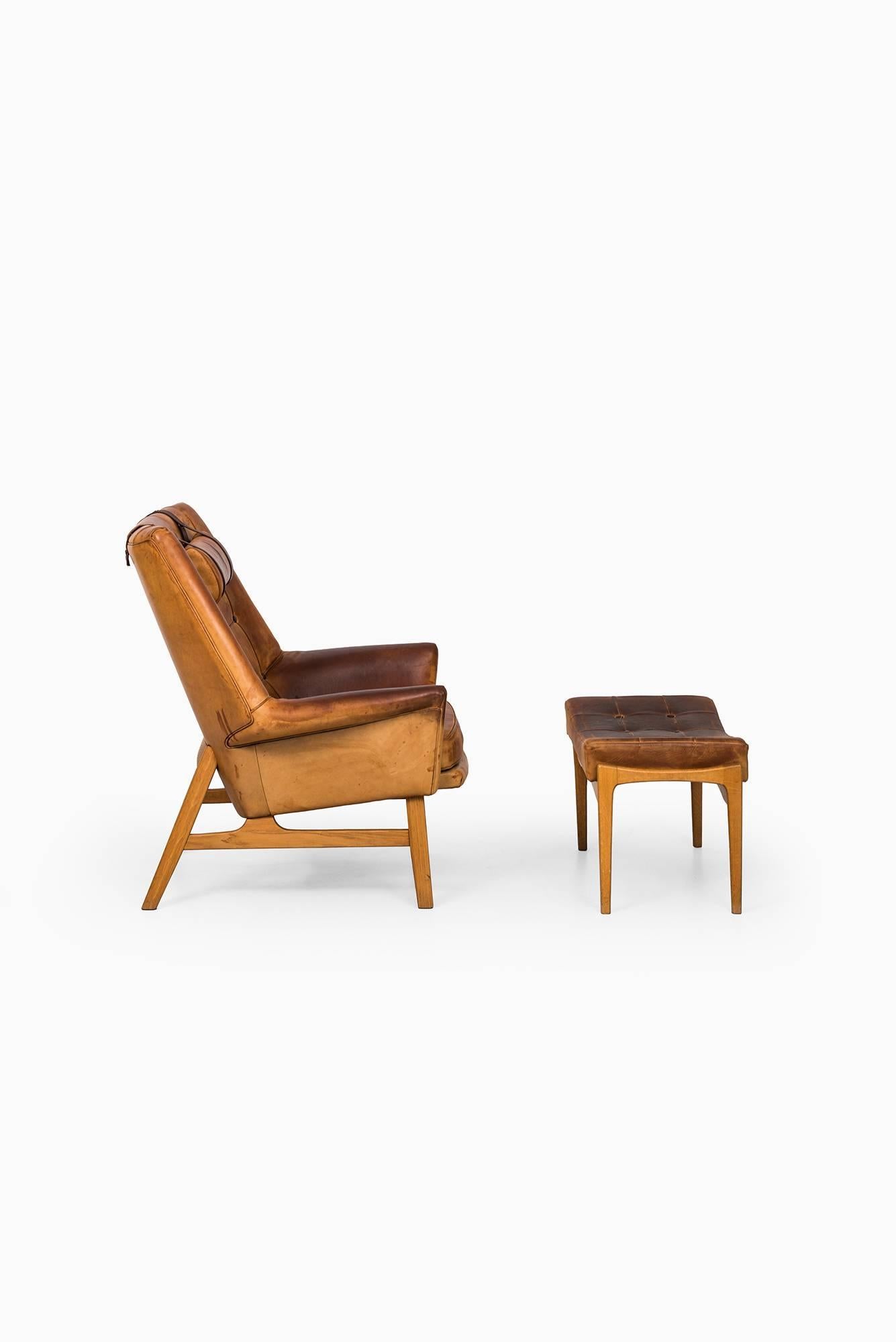 Scandinavian Modern Tove & Edvard Kindt-Larsen Easy Chair Model Glimminge by Ope in Sweden