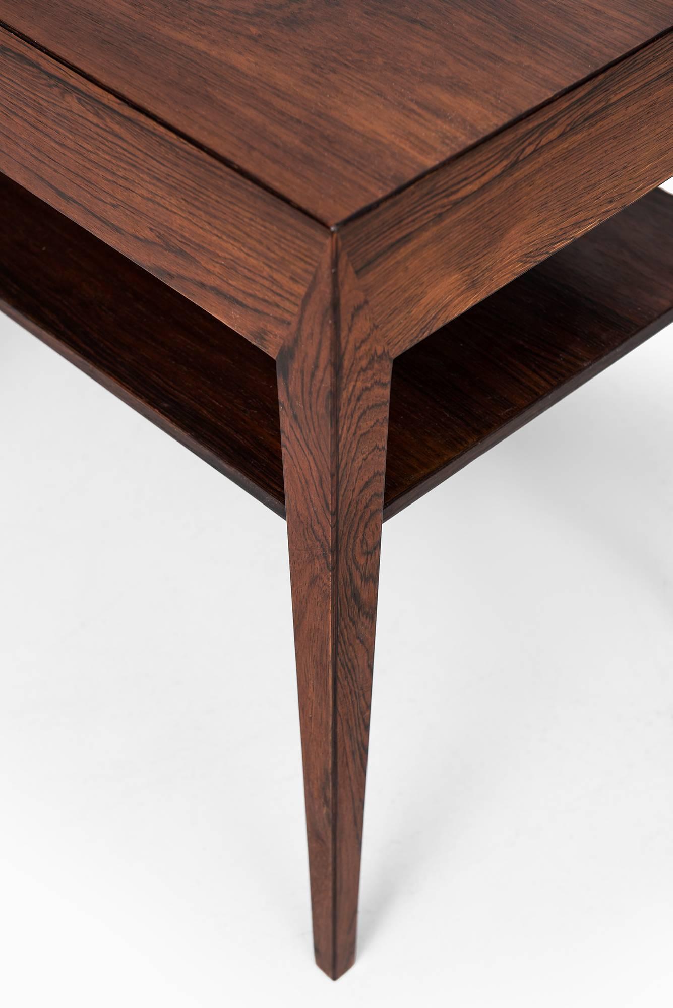 Danish Severin Hansen Bedside Tables by Haslev Møbelsnedkeri in Denmark