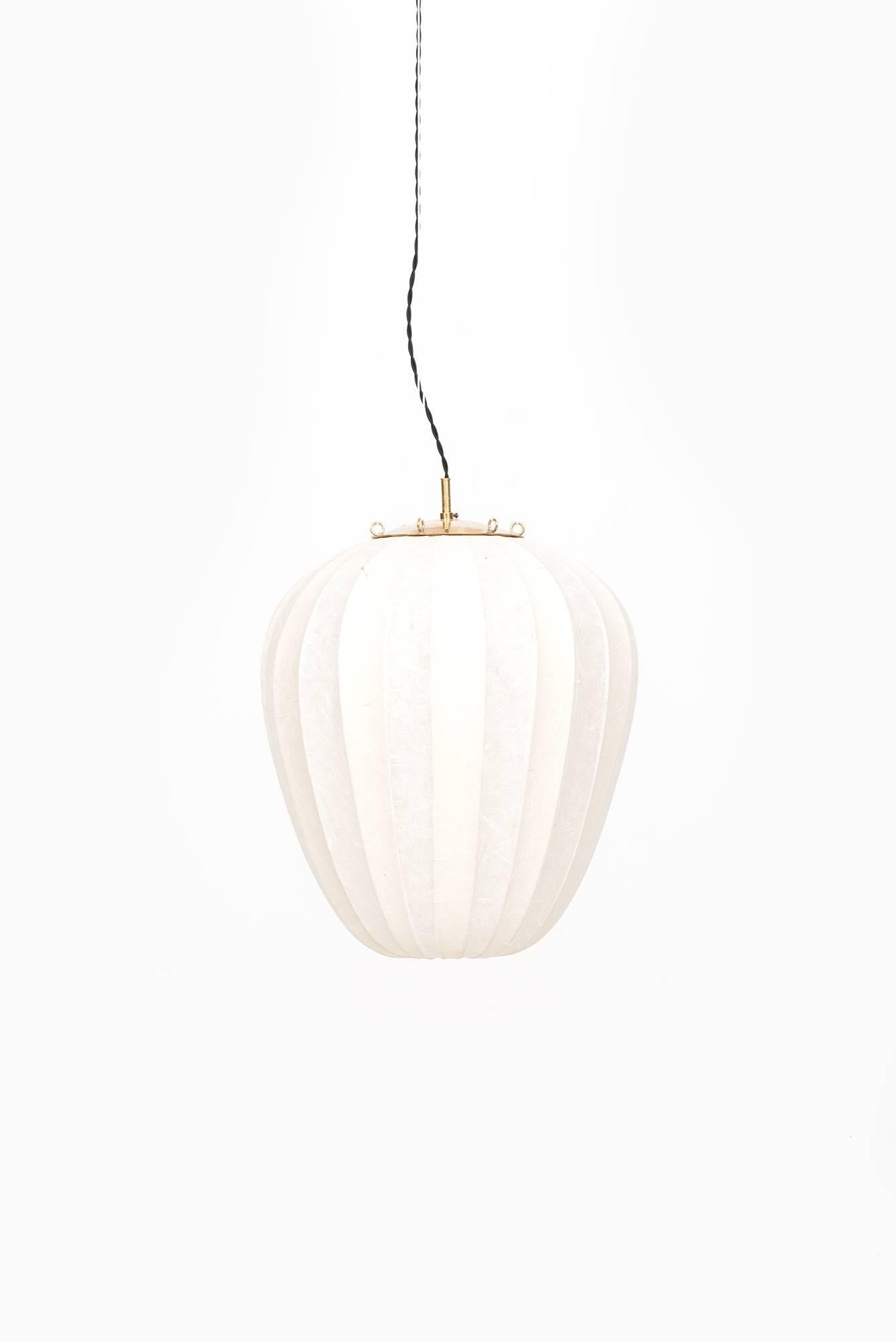 Rare ceiling lamp model 58 designed by Hans Bergström. Produced by Ateljé Lyktan in Åhus, Sweden.