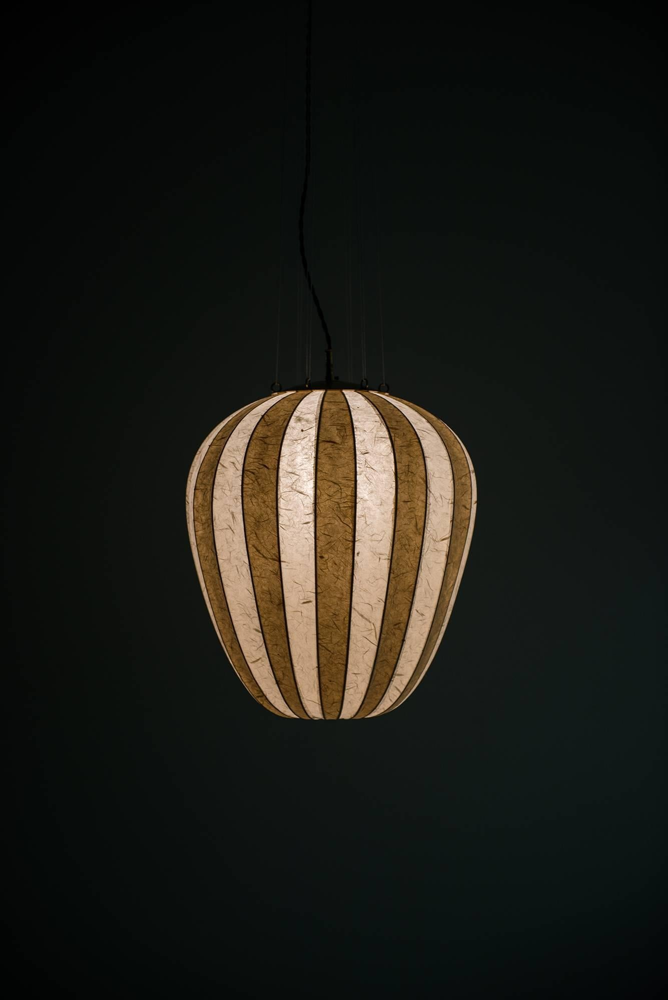 Swedish Hans Bergström Ceiling Lamp Model 58 by Ateljé Lyktan in Sweden