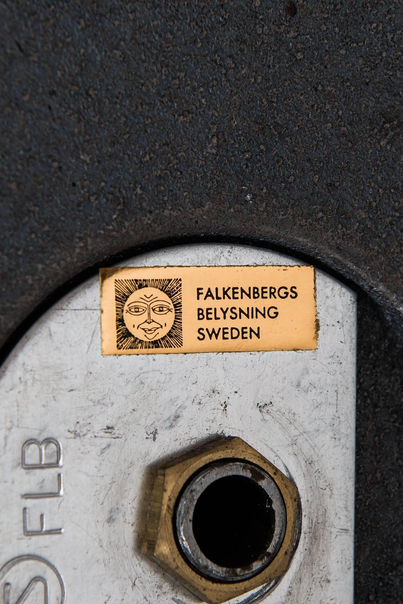 Pair of Floor Lamps by Falkenbergs Belysning in Sweden 3