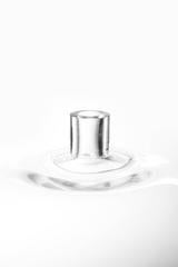 Ingeborg Lundin-Skulptur „ Apple“ von Orrefors in Schweden