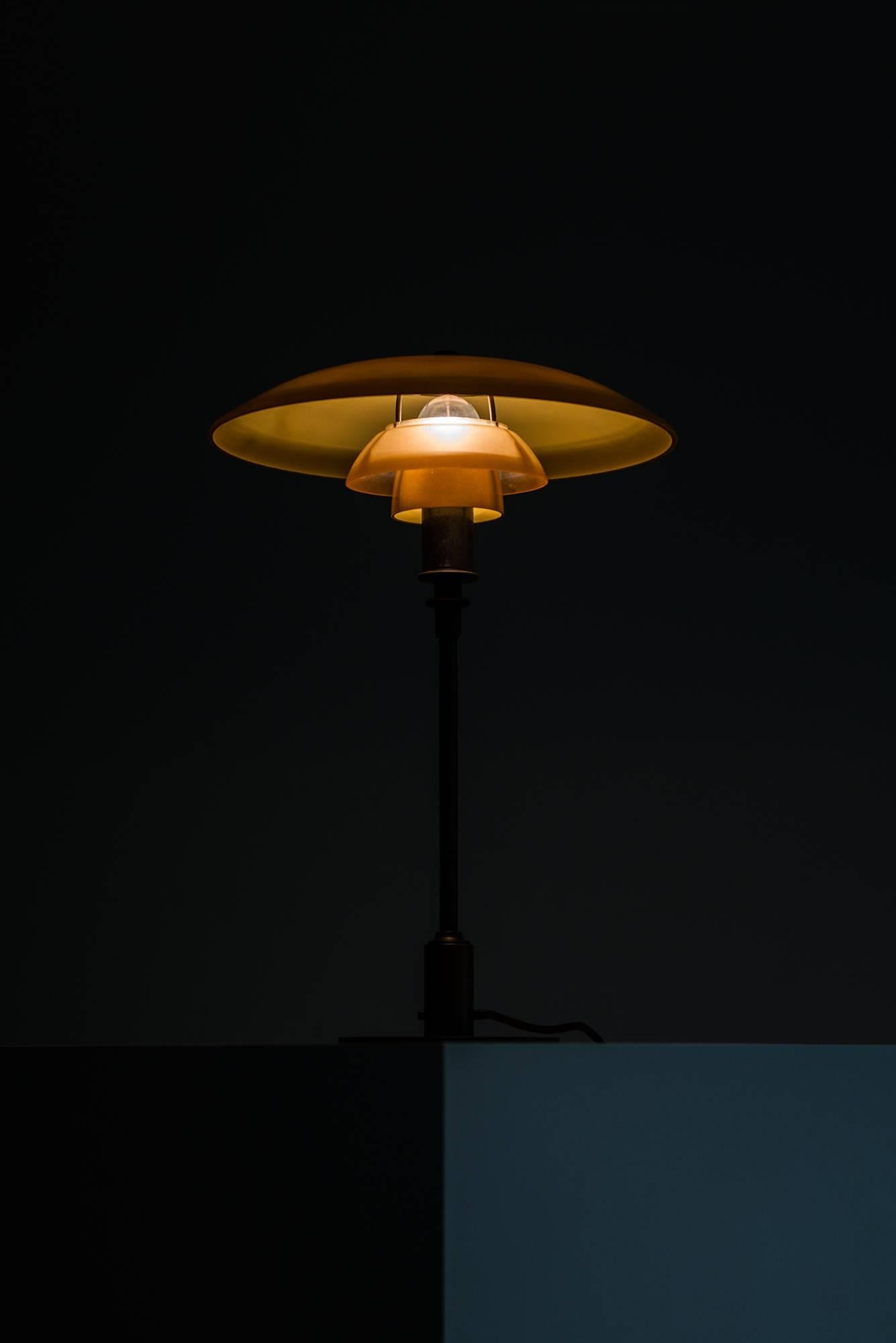 Brass Poul Henningsen Table Lamp Model PH-3/2 by Louis Poulsen in Denmark
