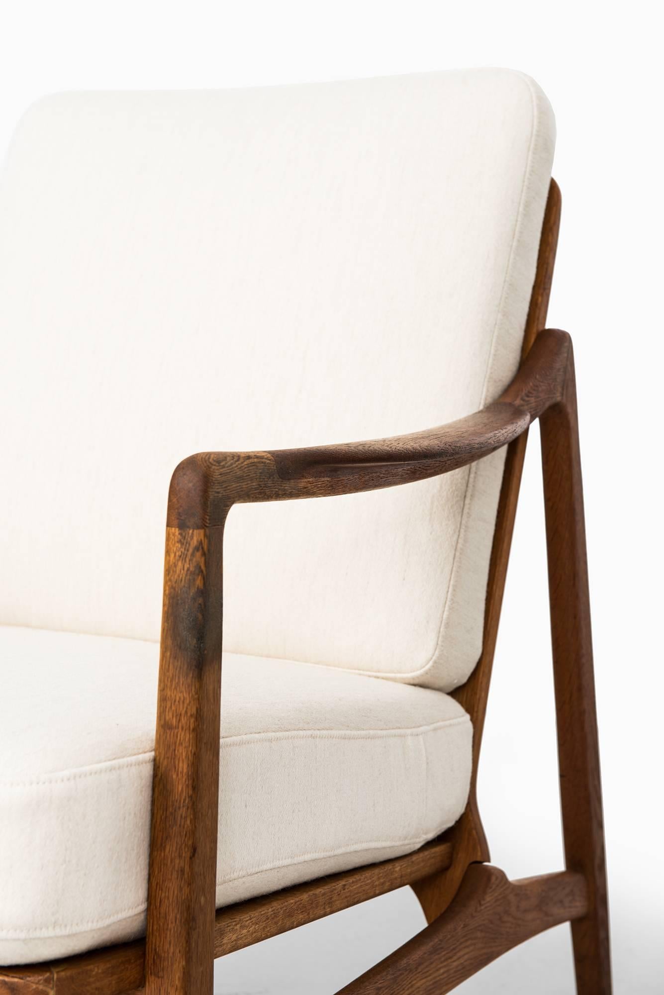 Fabric Tove & Edvard Kindt-Larsen Easy Chairs Model 117 by France & Daverkosen