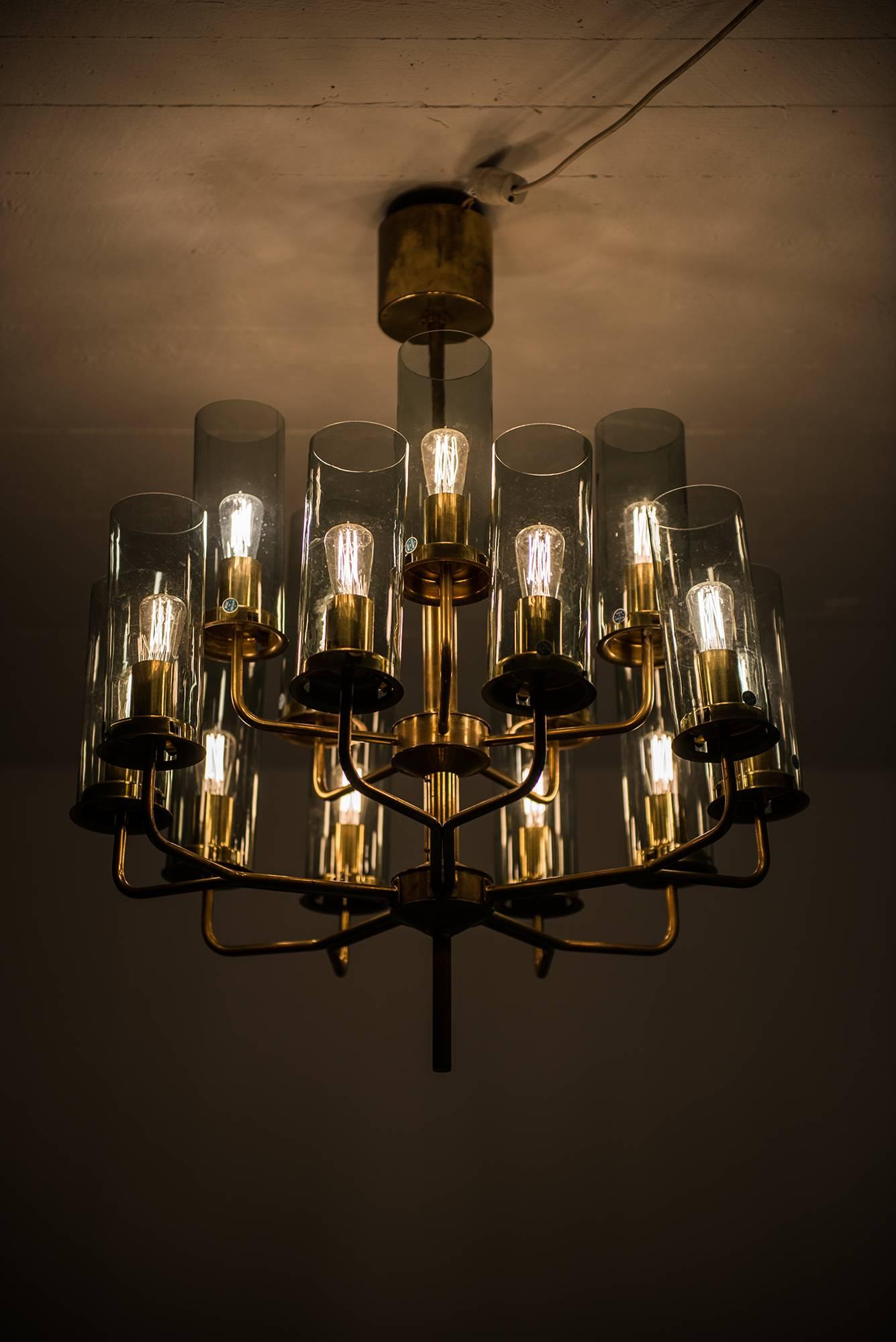 Brass Hans-Agne Jakobsson Ceiling Lamps Model T-434/15 For Sale