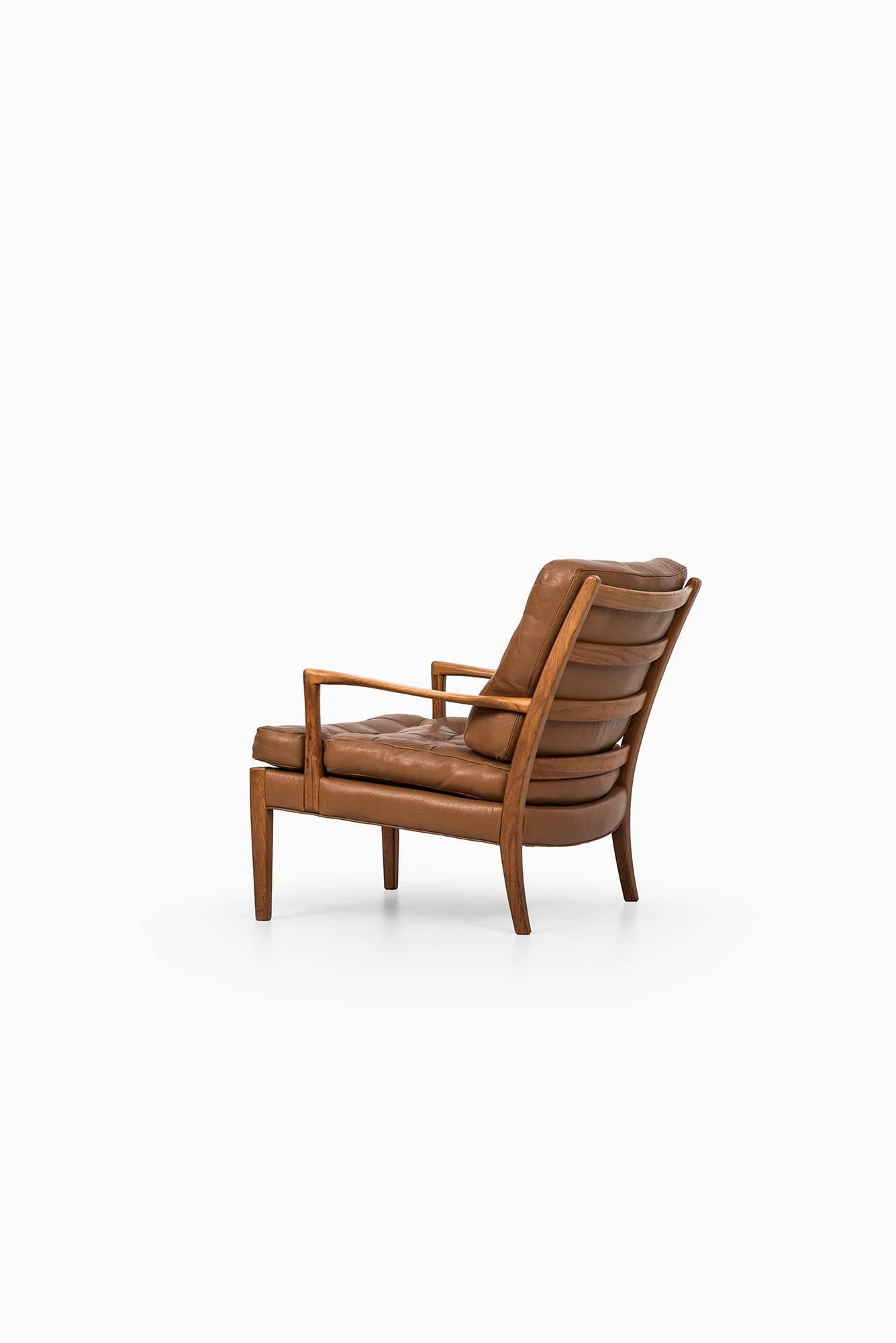 Swedish Arne Norell Easy Chair Model Löven by Arne Norell AB in Sweden