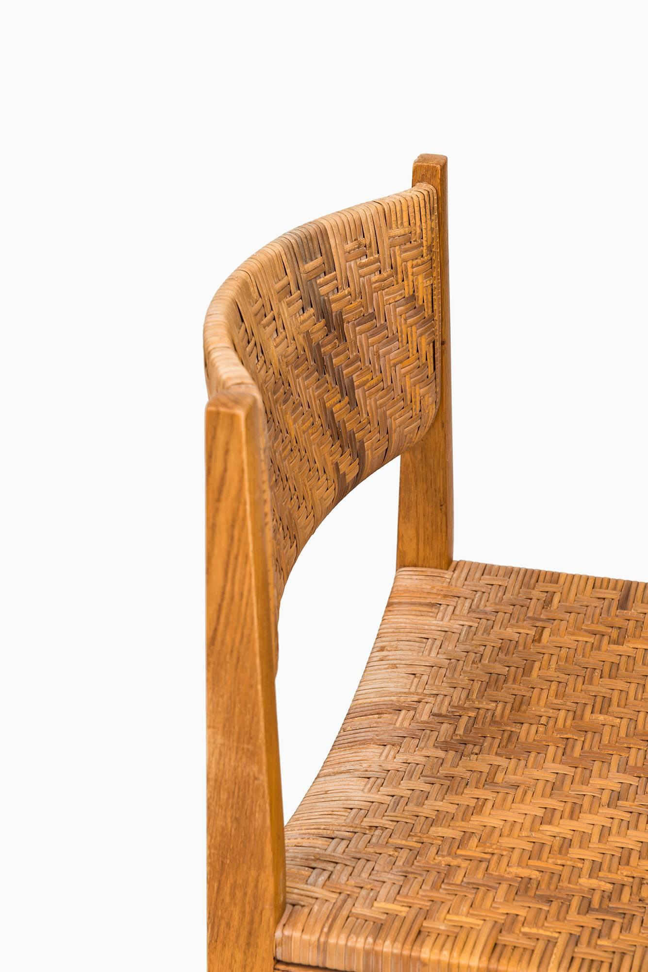 Cane Peter Hvidt & Orla Mølgaard-Nielsen Dining Chairs Model 350