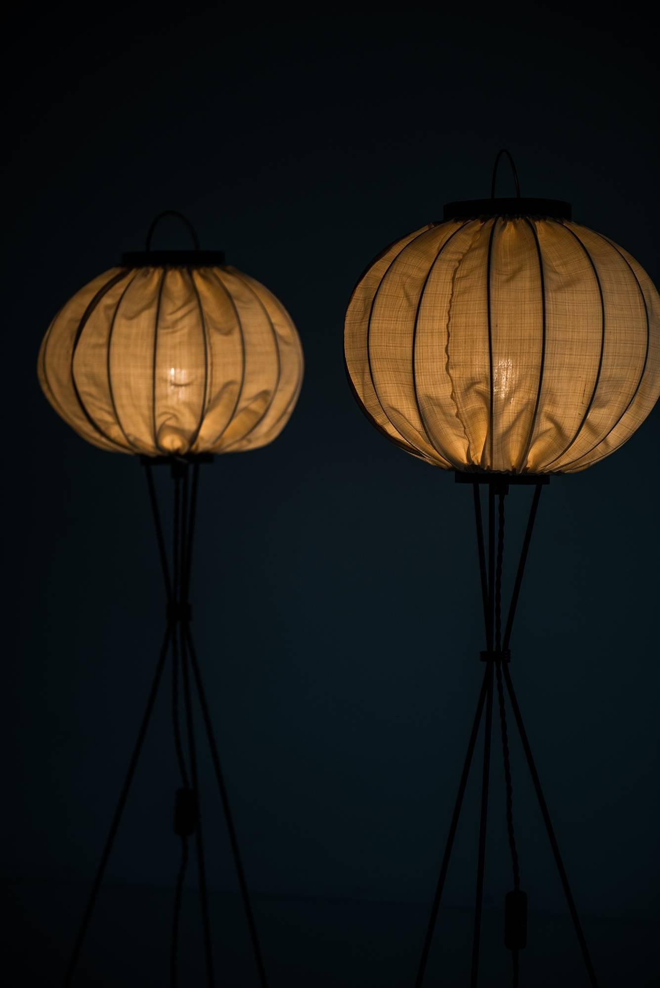 Pair of Floor Lamps Produced in Sweden In Excellent Condition In Limhamn, Skåne län