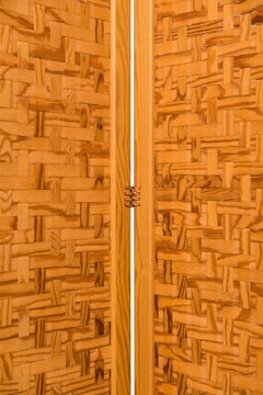 Folding Screen / Room Divider in Pine by Alberts in Sweden