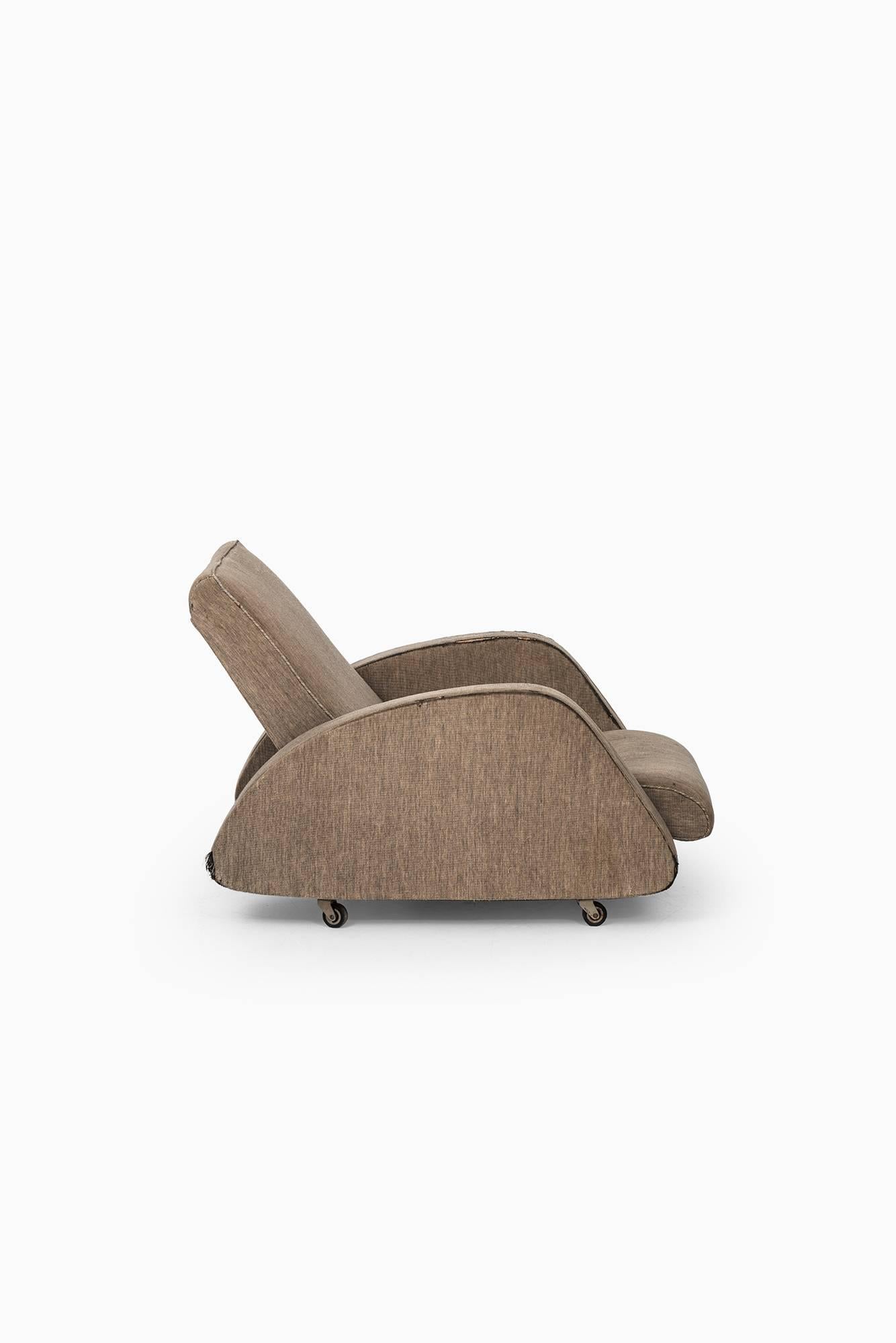 Scandinavian Modern Bo Wretling Easy Chair by Otto Wretling in Sweden