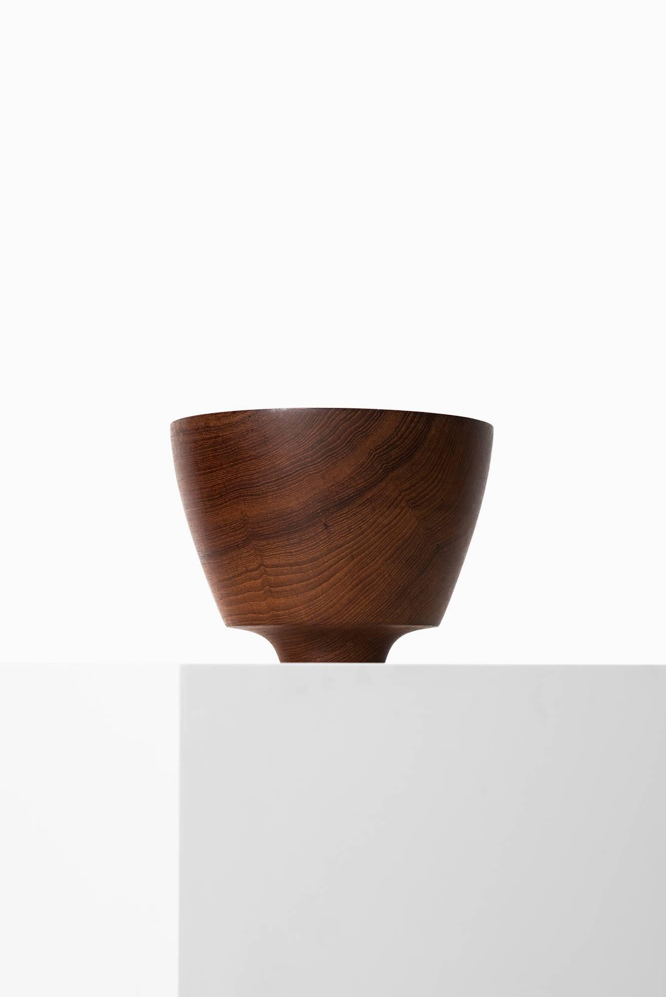 Teak bowl probably produced in Denmark.