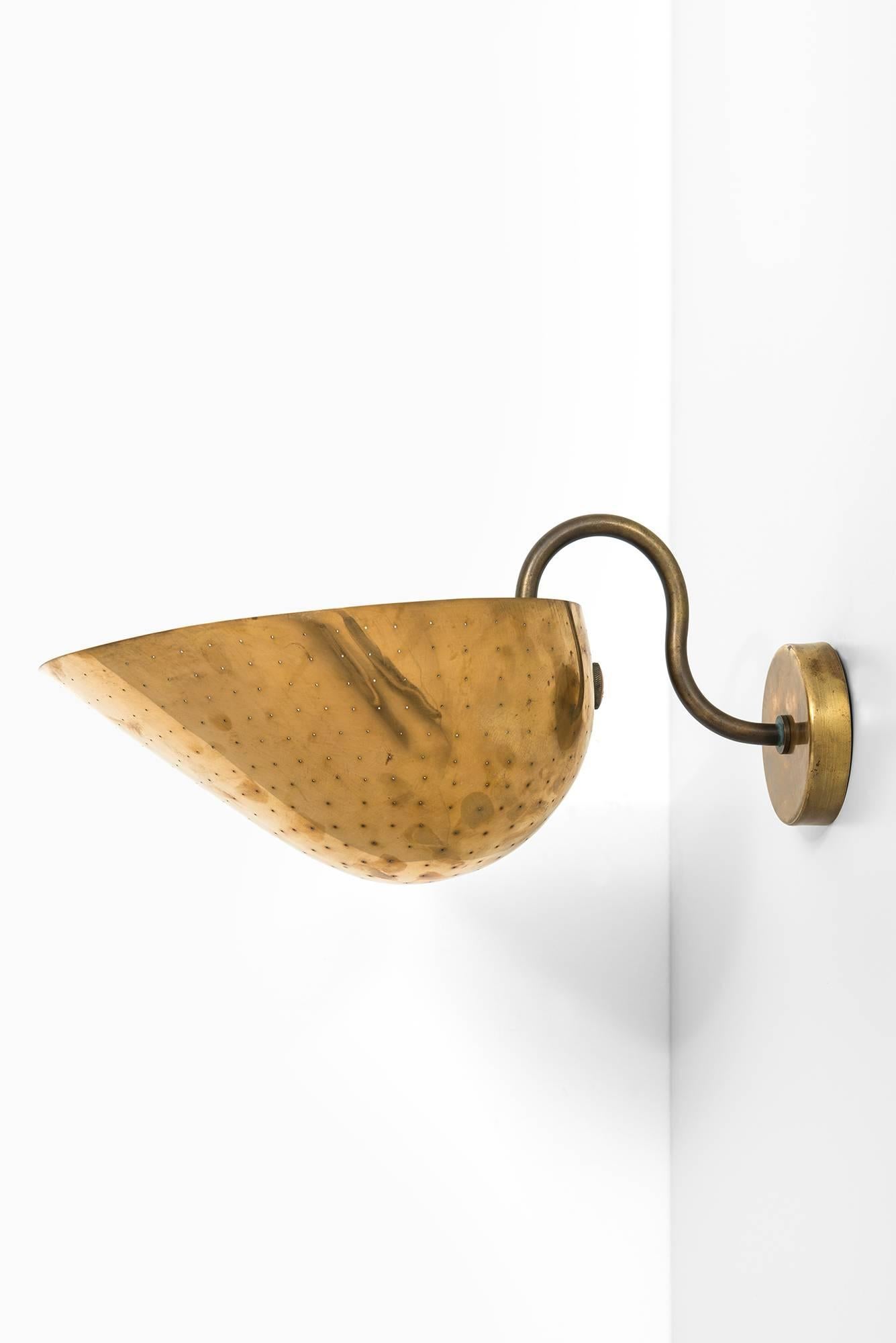 Swedish Carl-Axel Acking Wall Lamps by Bröderna Malmströms Metallvarufabrik in Sweden For Sale