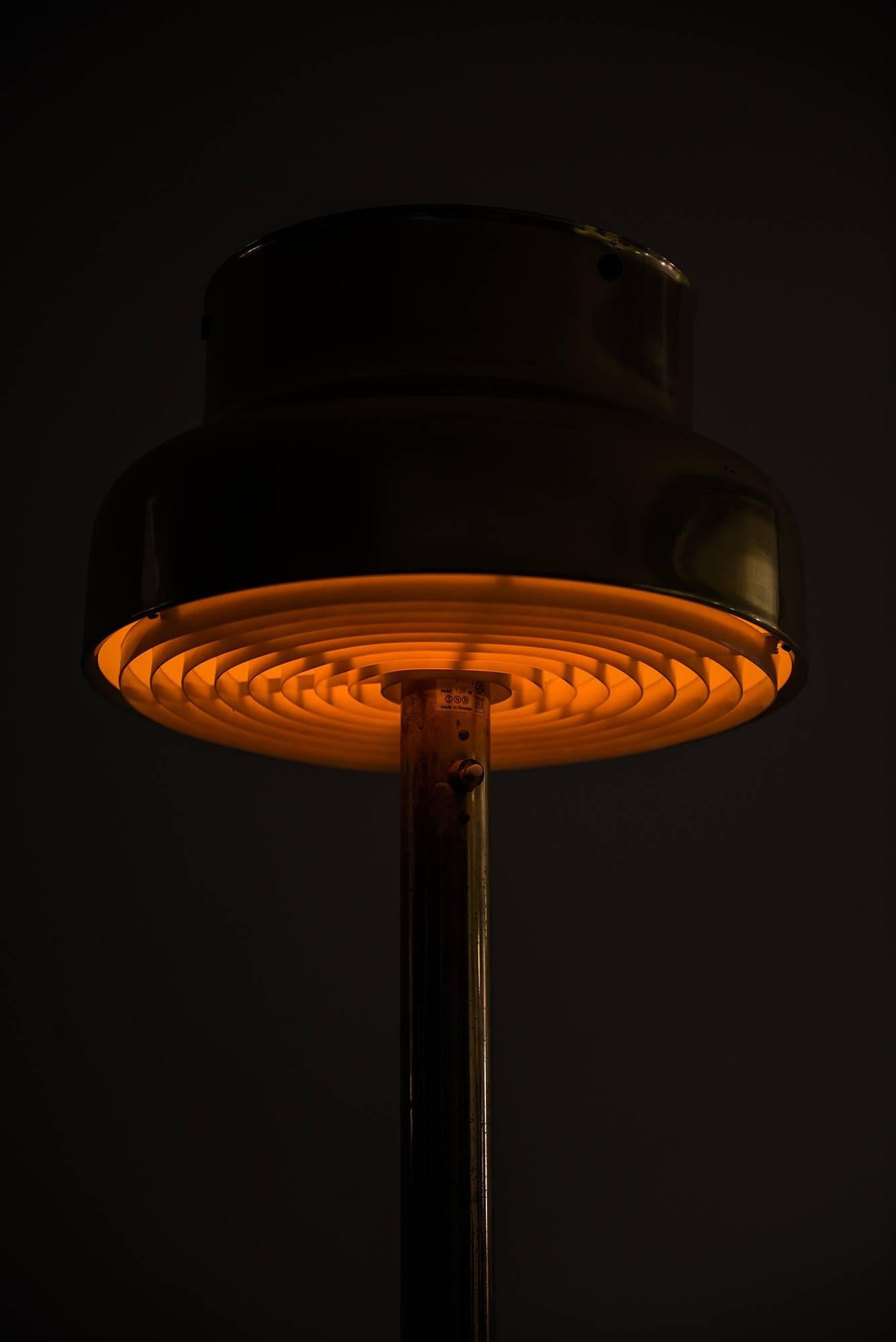 Brass Anders Pehrson Floor Lamp Model Bumling by Ateljé Lyktan in Sweden